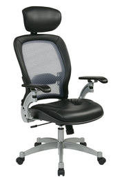 Professional Light AirGrid® Back Chair - Black/Platinum