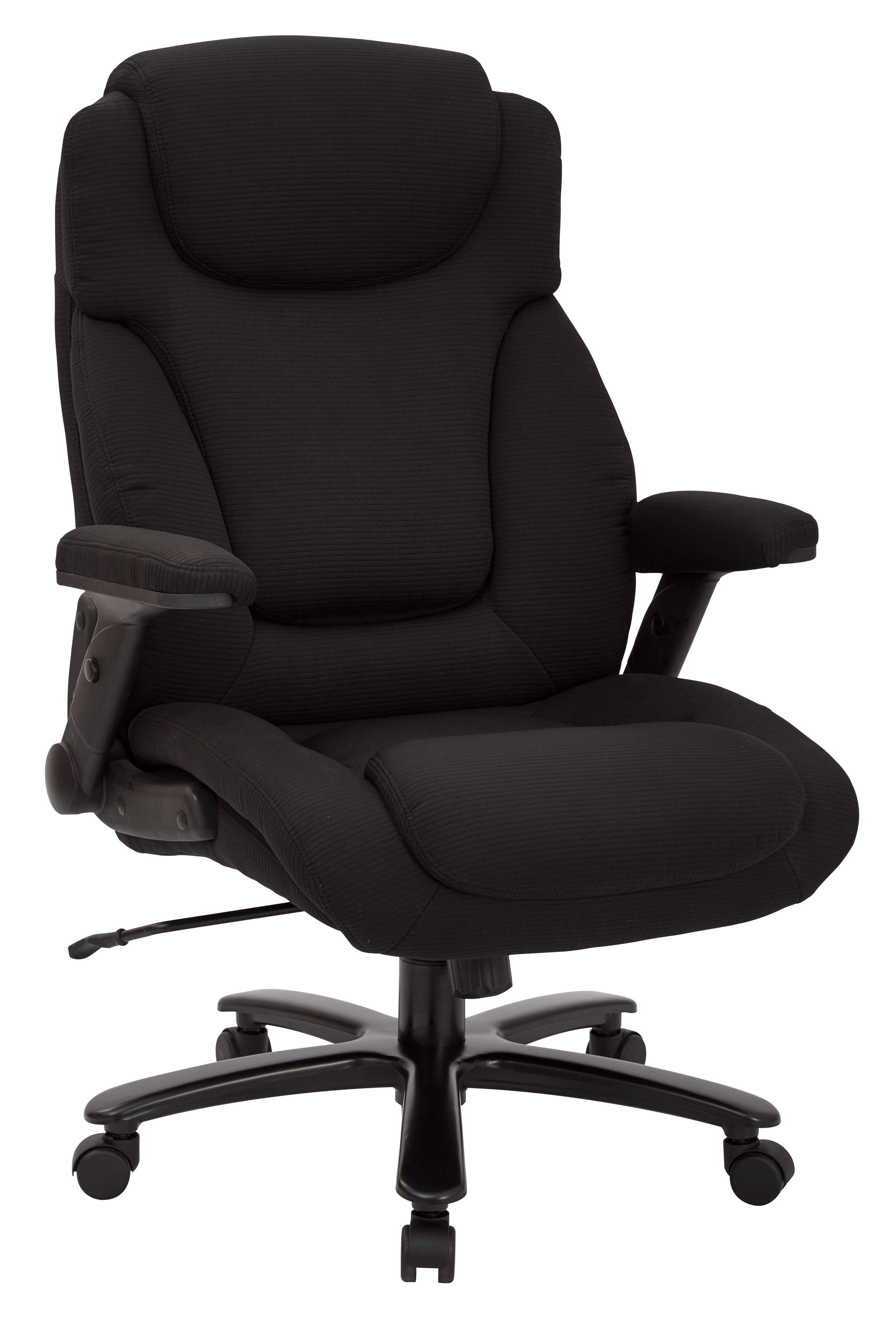 Big and Tall Deluxe High Back Executive Chair - Black