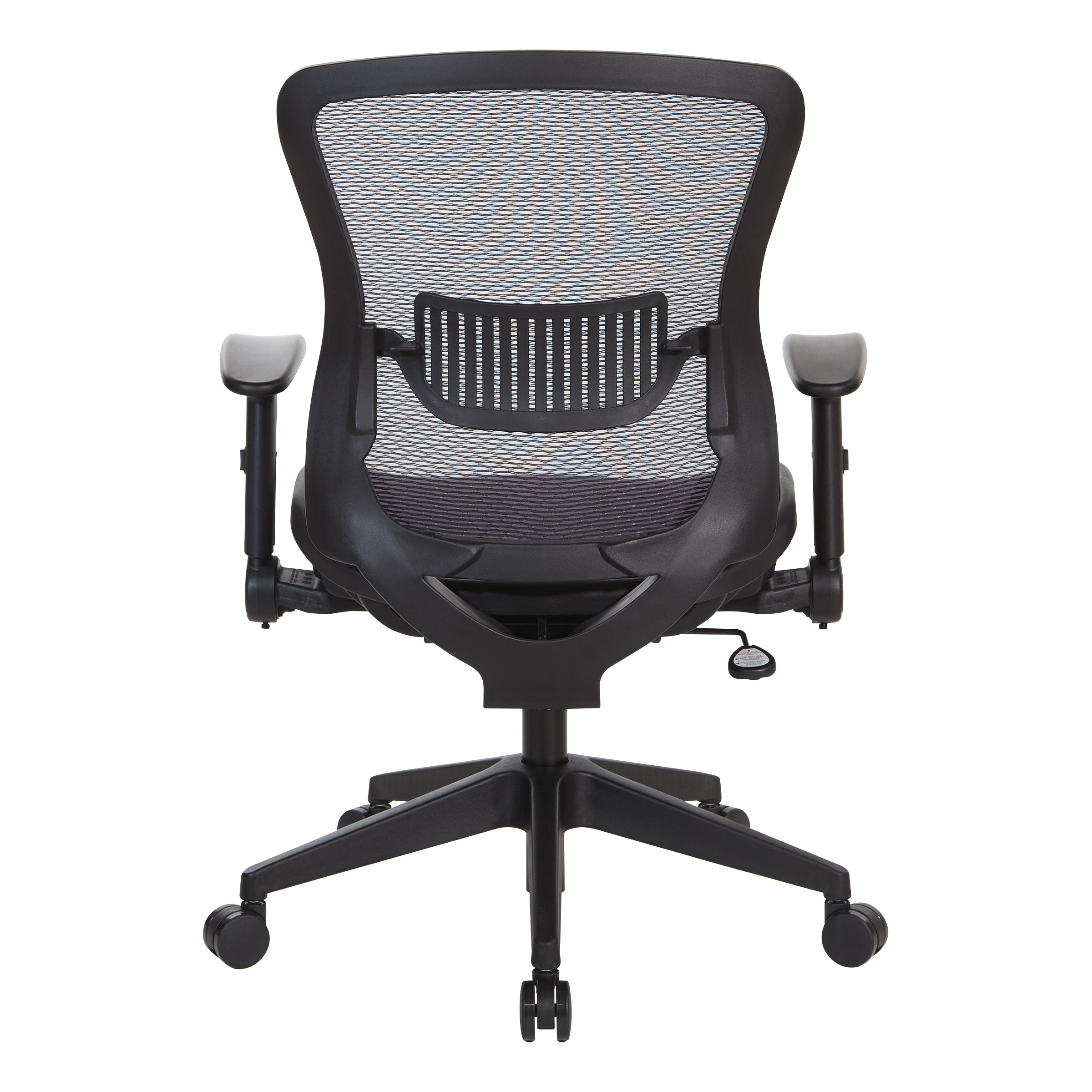 Dark Air Grid Seat/Back Mgr Chair - Black