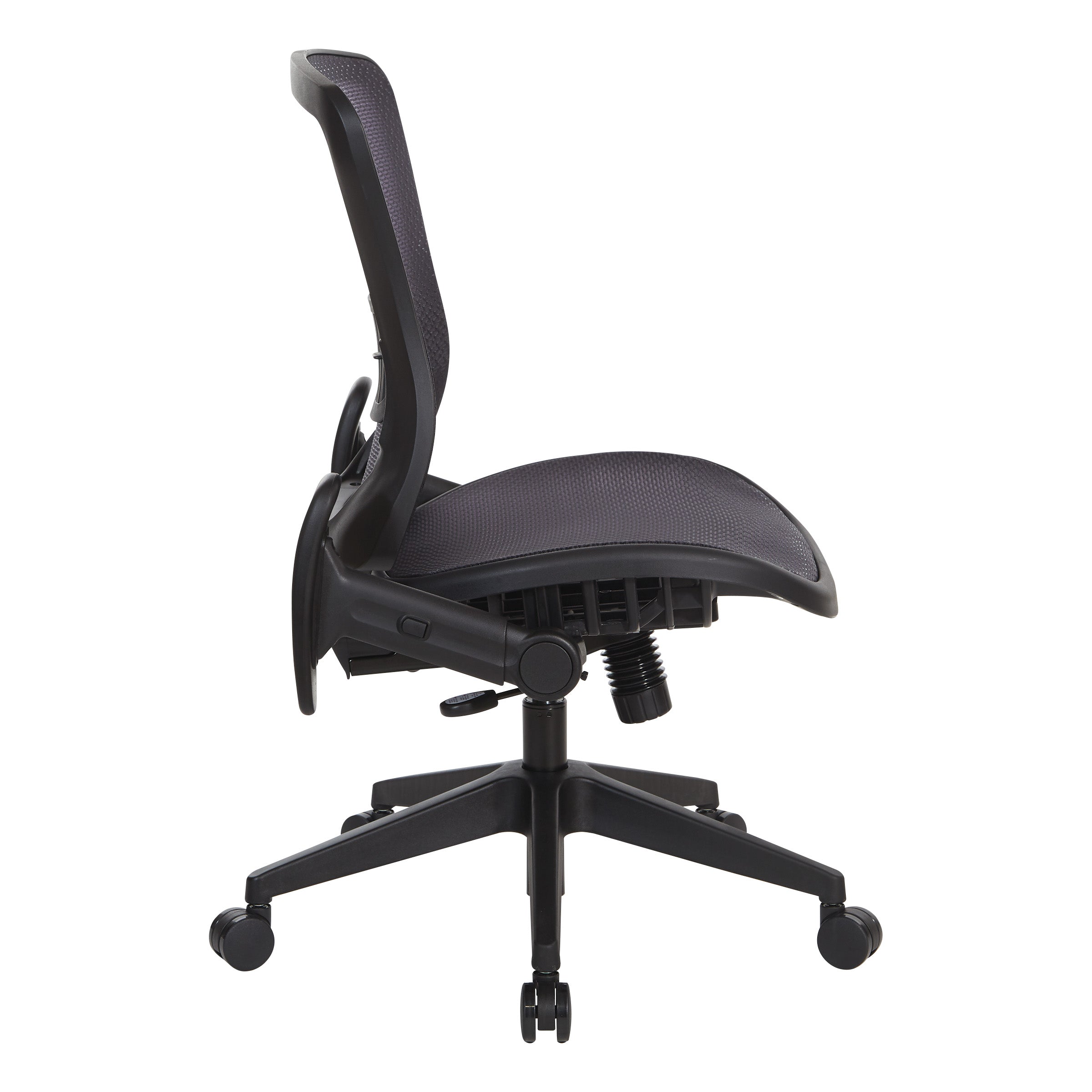 Dark Air Grid Seat/Back Mgr Chair - Black