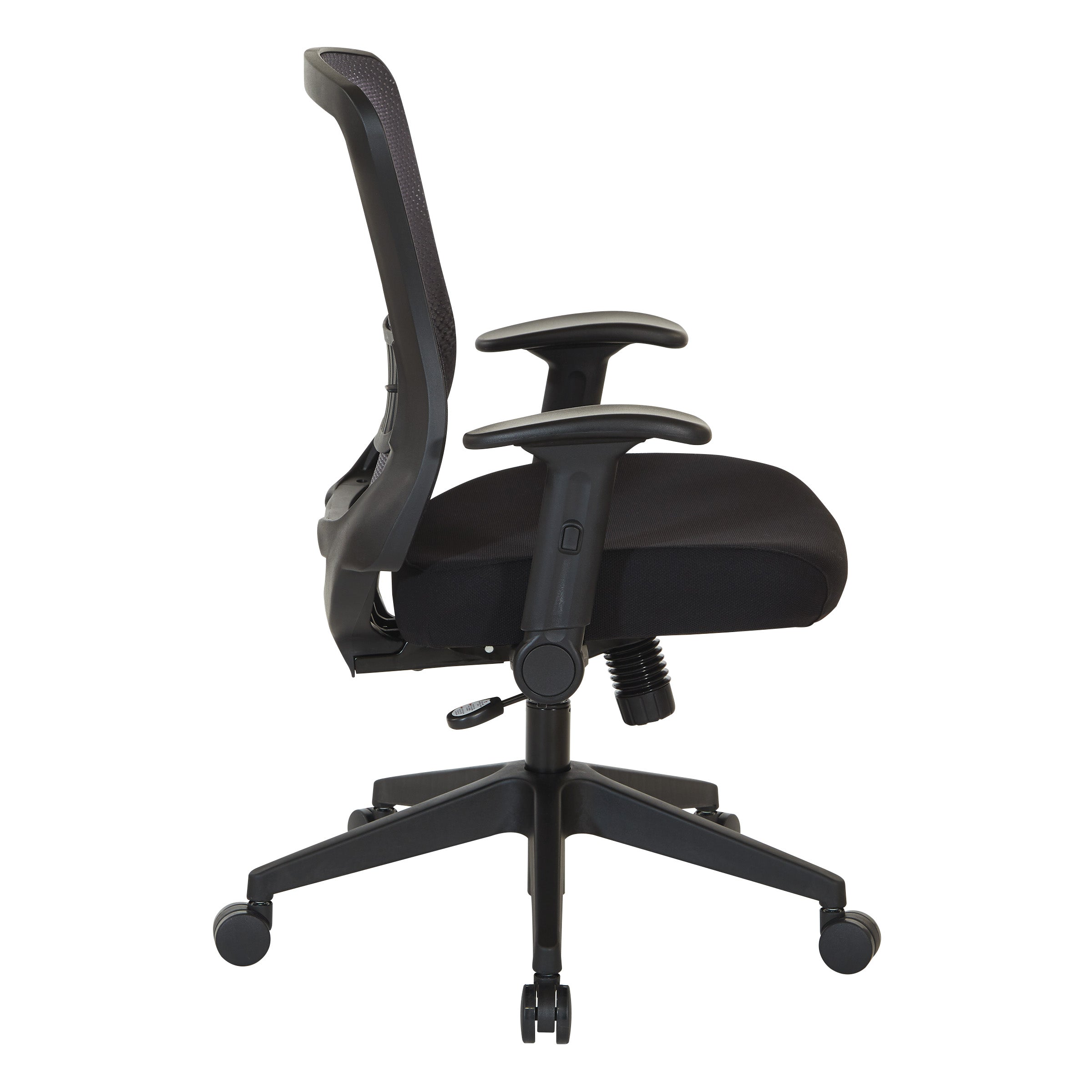Dark Air Grid Back Managers Chair - Black