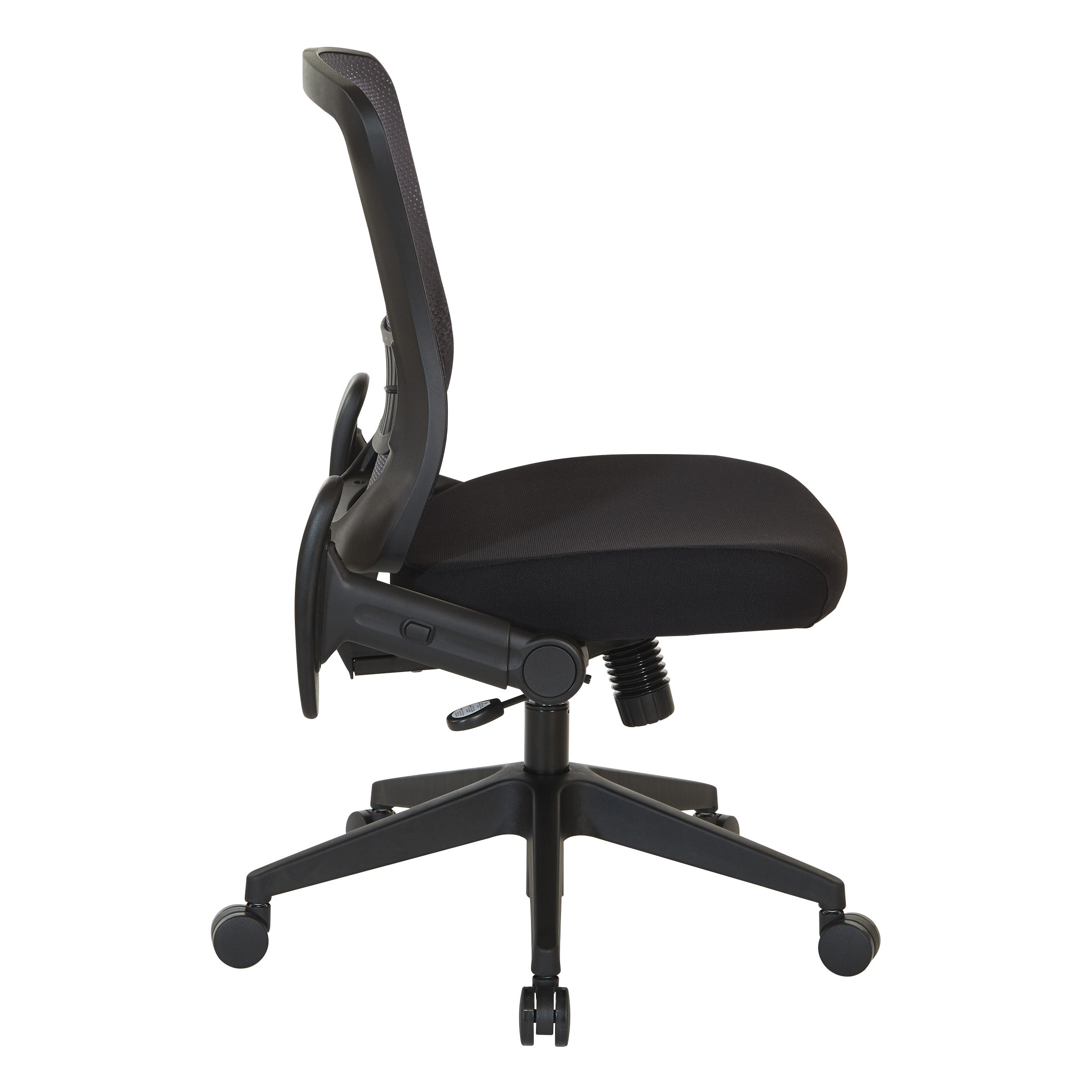 Dark Air Grid Back Managers Chair - Black