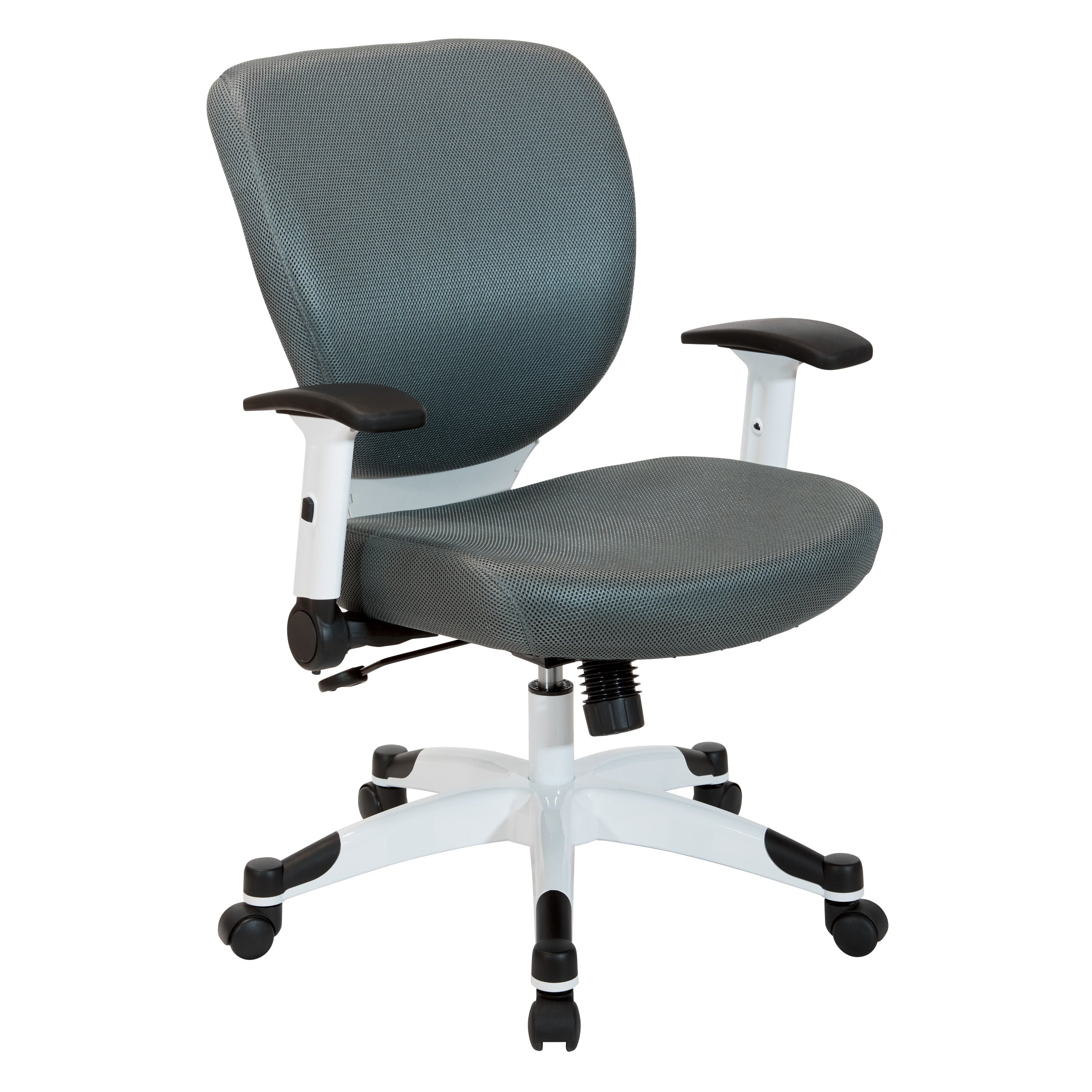 Padded Seat Managers Chair - Grey