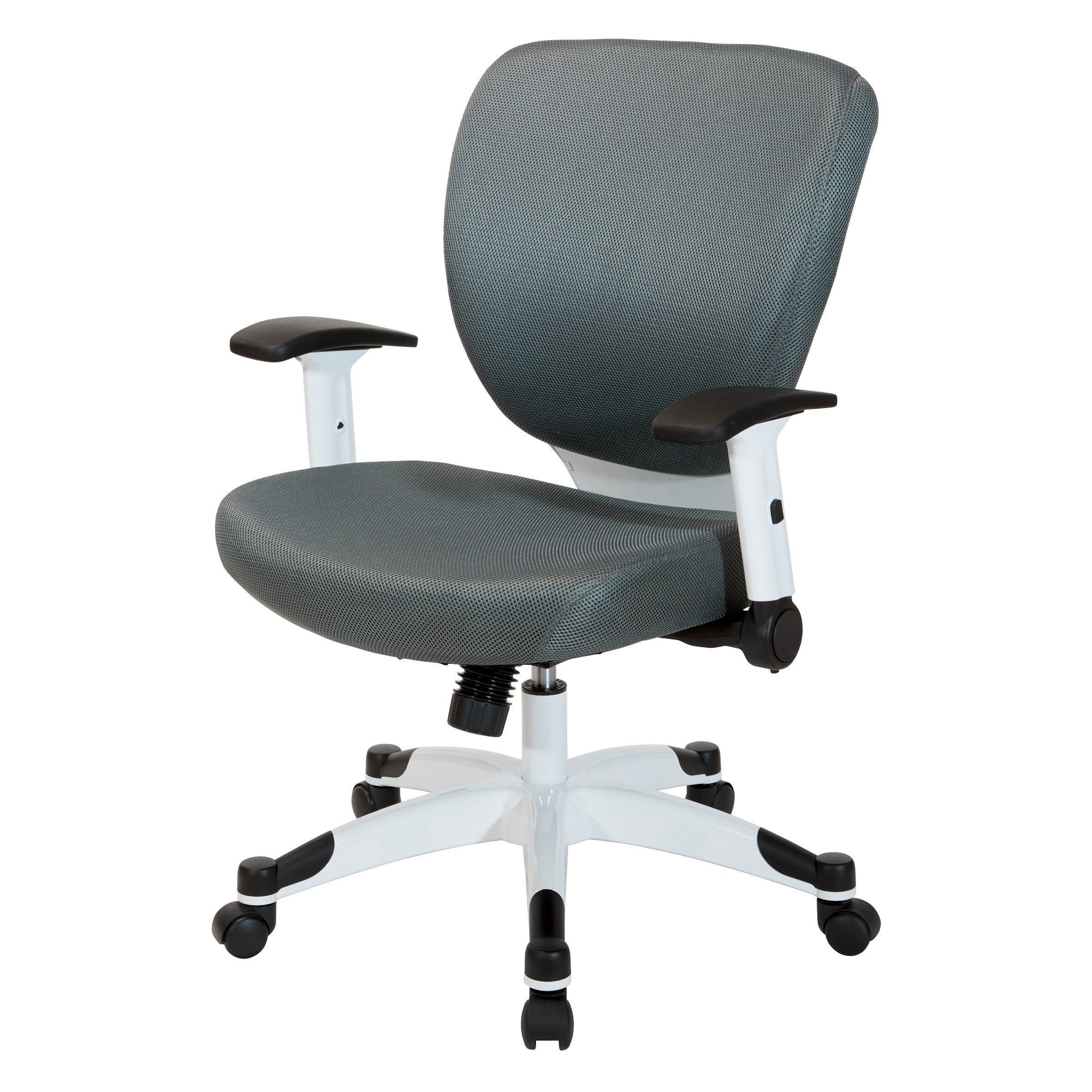 Padded Seat Managers Chair - Grey