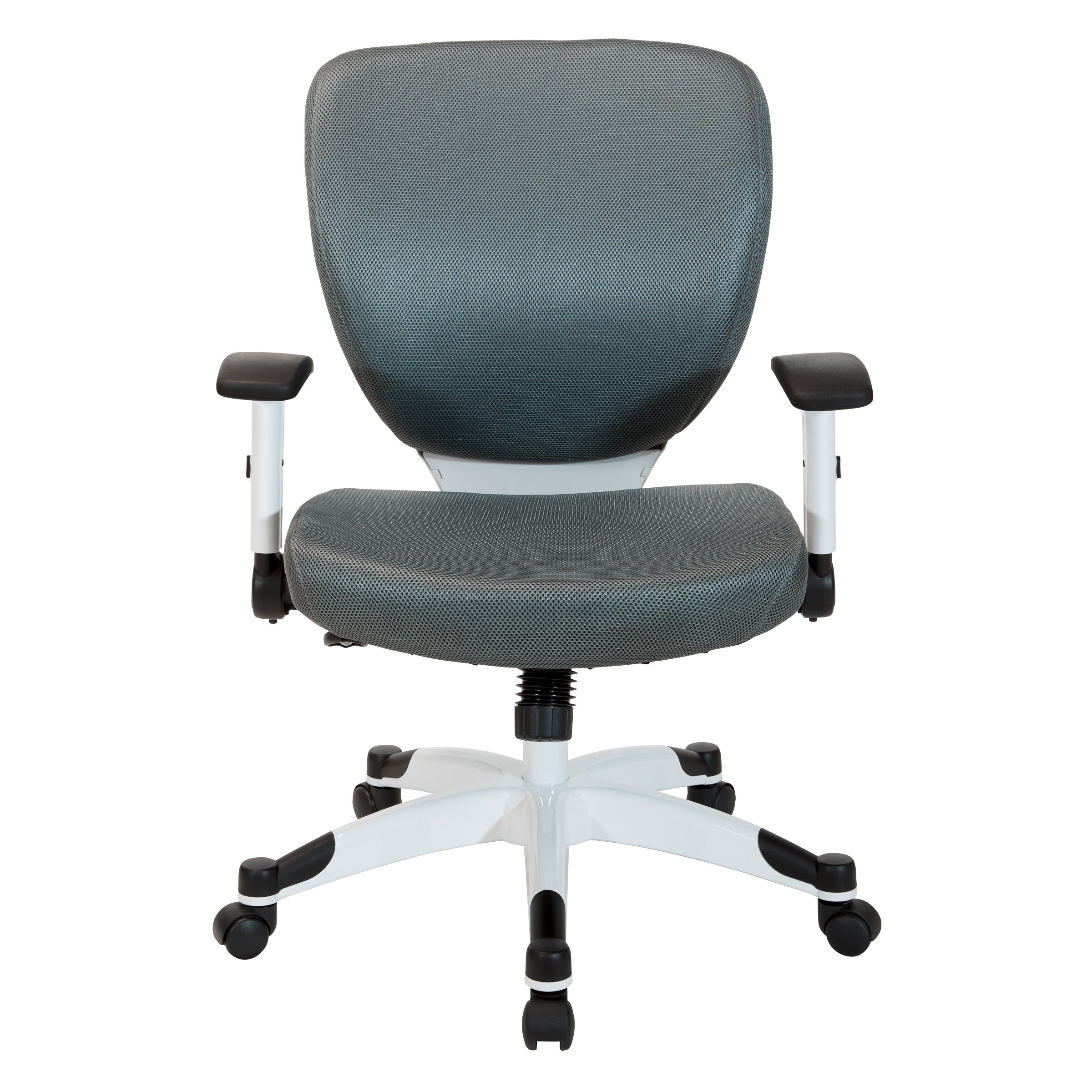 Padded Seat Managers Chair - Grey