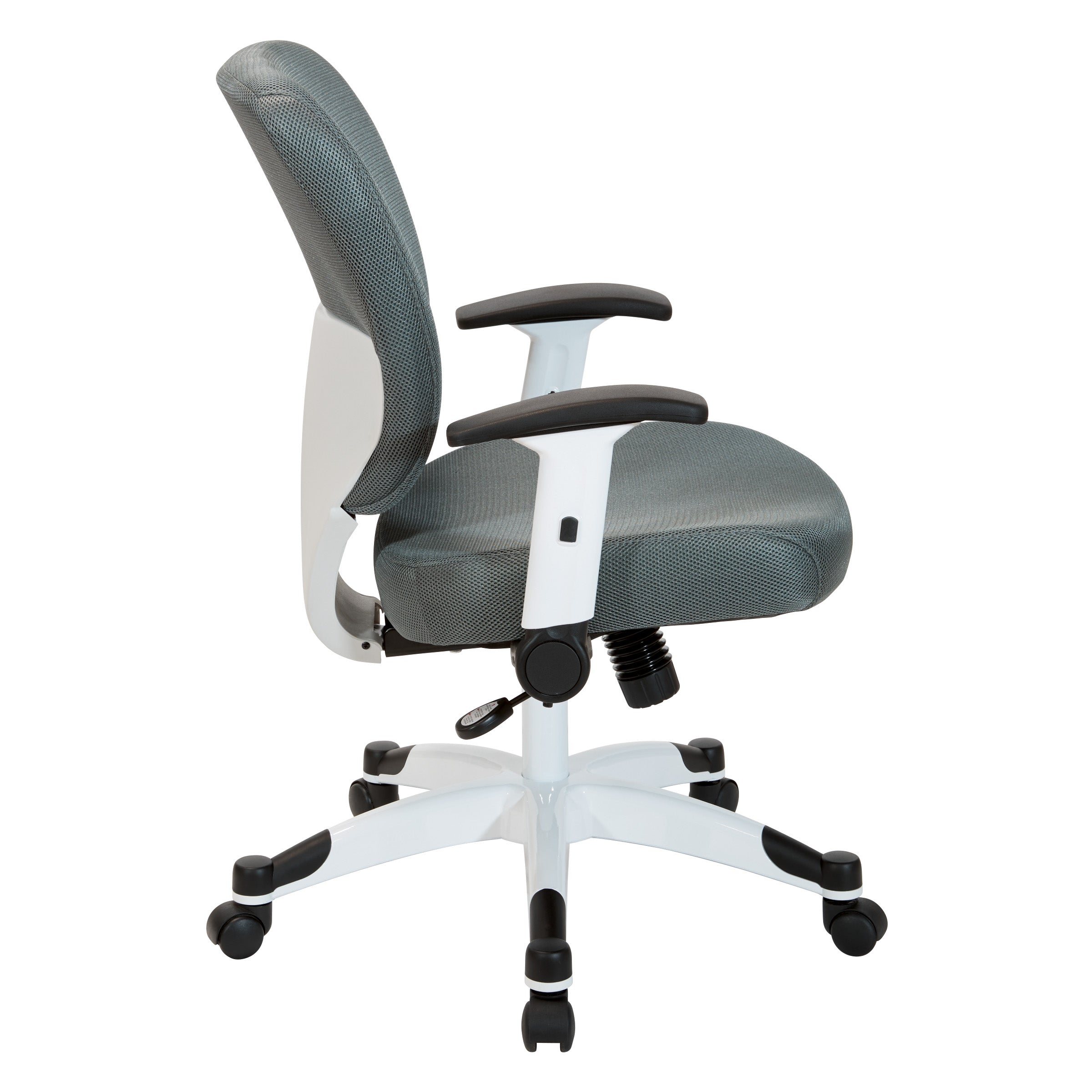 Padded Seat Managers Chair - Grey