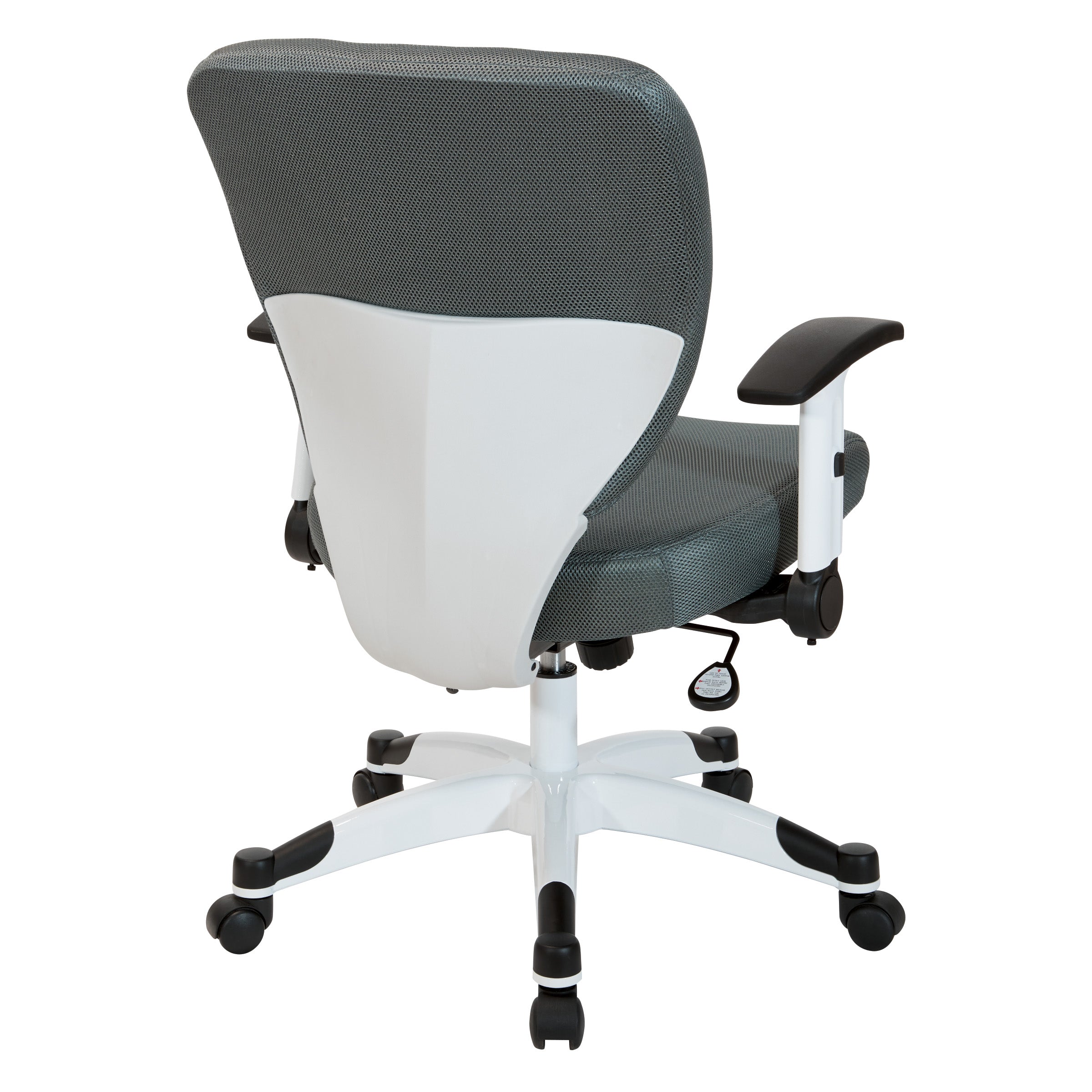Padded Seat Managers Chair - Grey