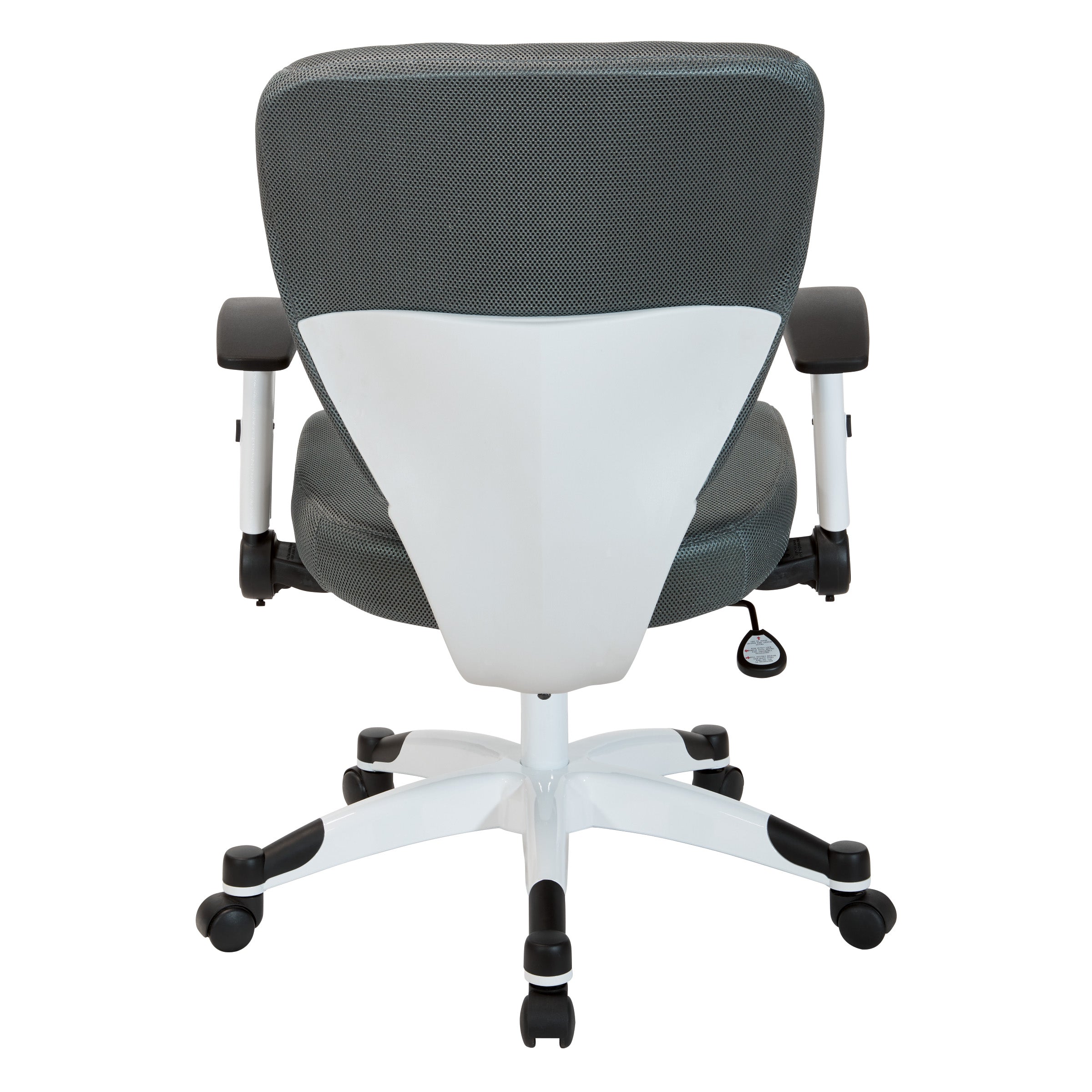 Padded Seat Managers Chair - Grey