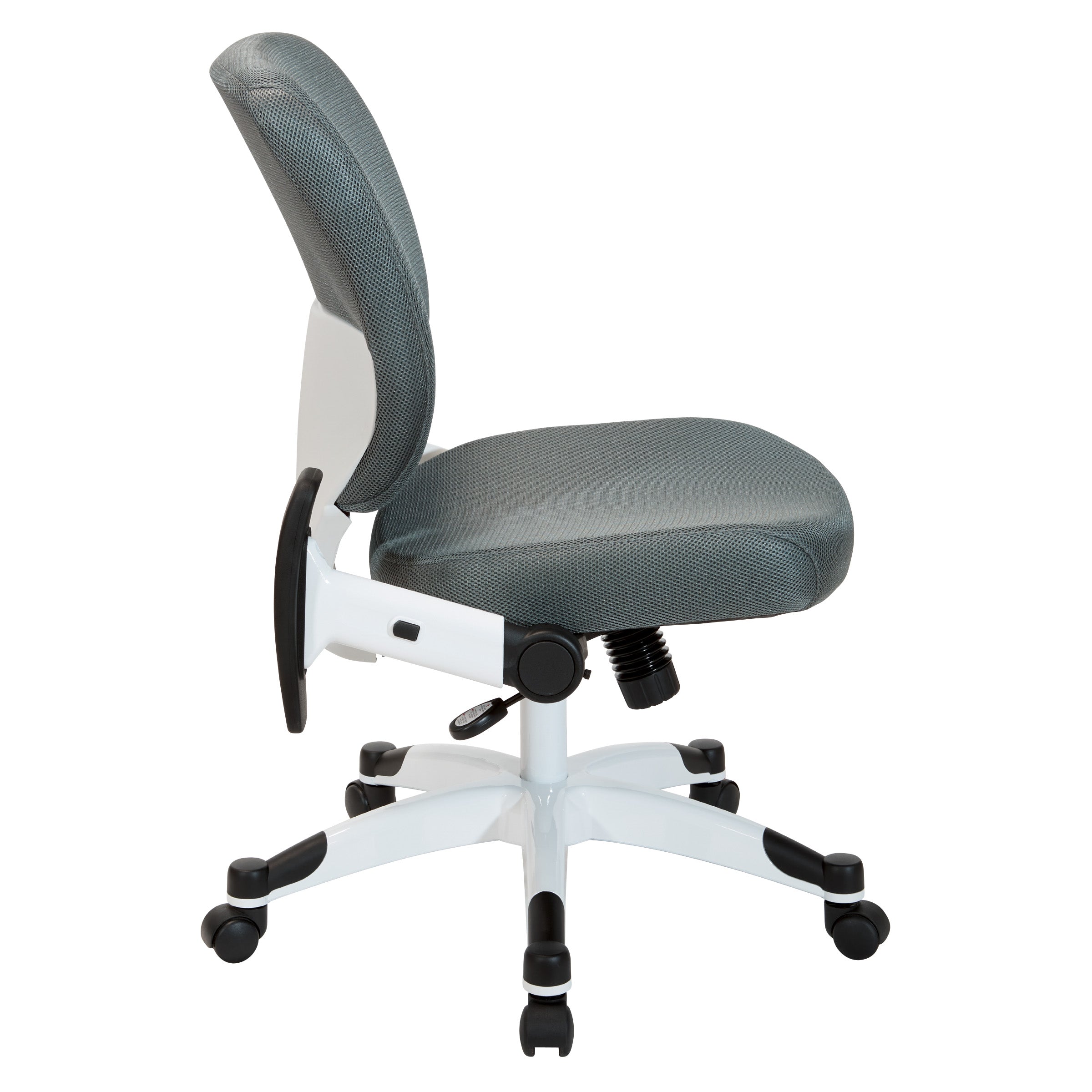 Padded Seat Managers Chair - Grey