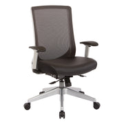 High Back Black Vertical Mesh Chair - Black