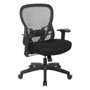 Deluxe R2 SpaceGrid Back Chair - Black