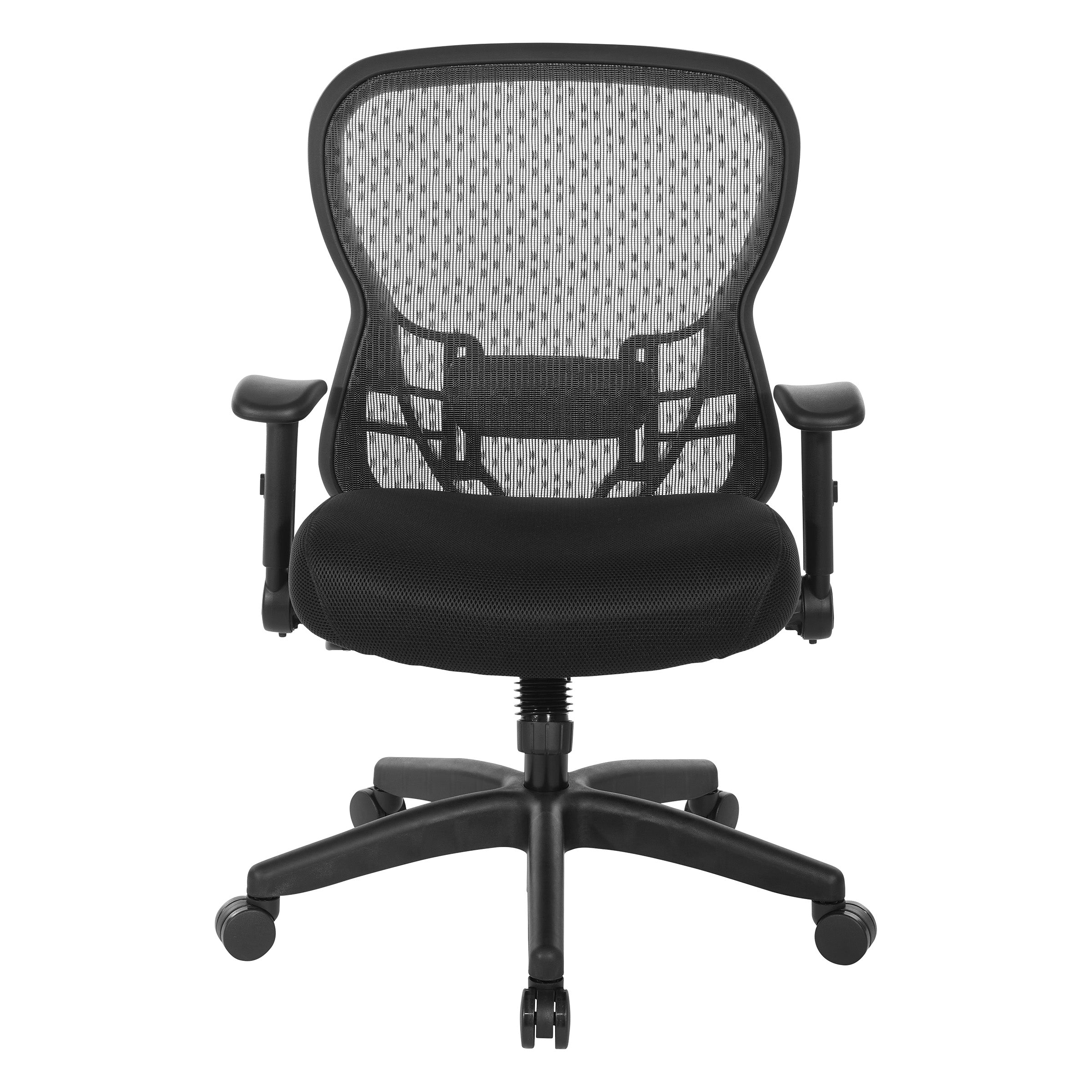 Deluxe R2 SpaceGrid Back Chair - Black