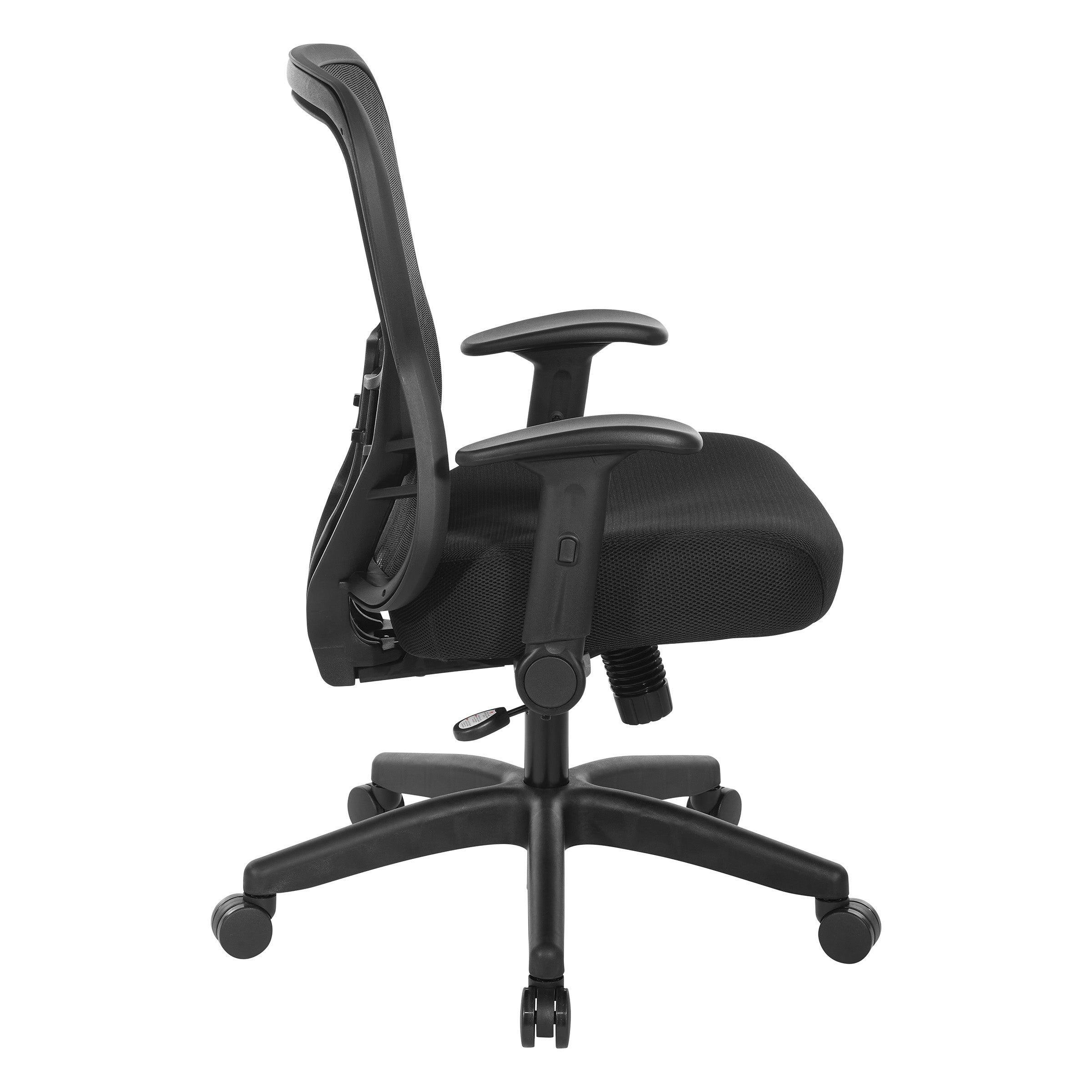 Deluxe R2 SpaceGrid Back Chair - Black