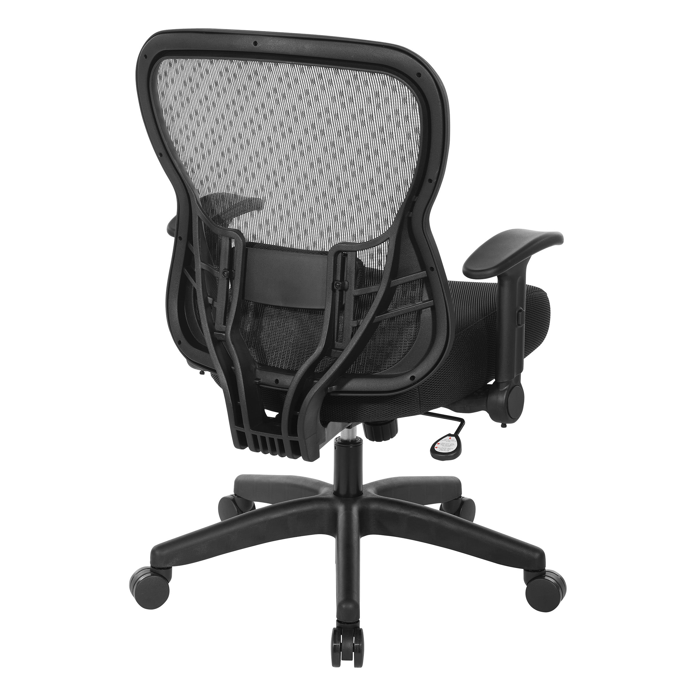 Deluxe R2 SpaceGrid Back Chair - Black