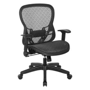 Deluxe R2 SpaceGrid Back Chair - Black