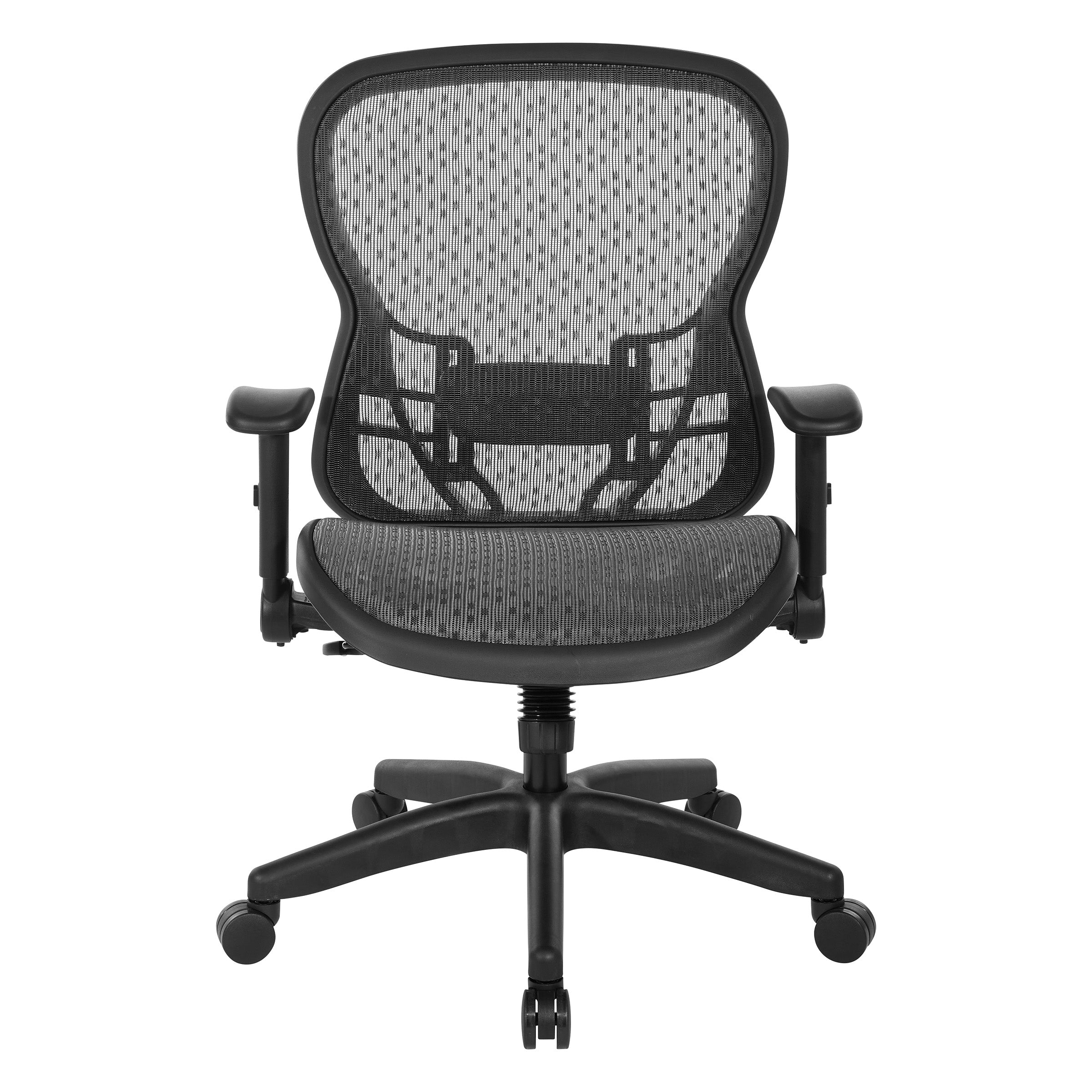 Deluxe R2 SpaceGrid Back Chair - Black