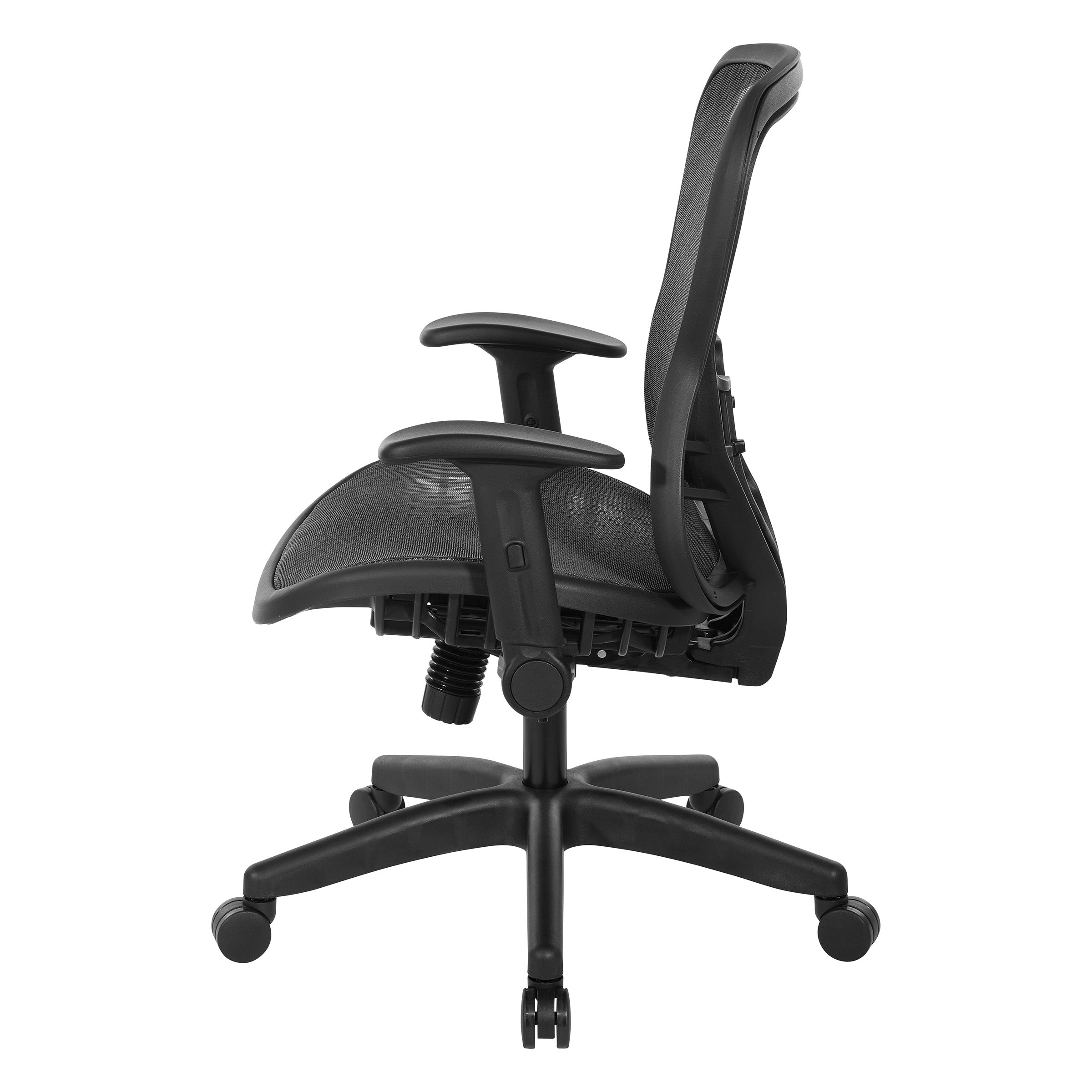 Deluxe R2 SpaceGrid Back Chair - Black