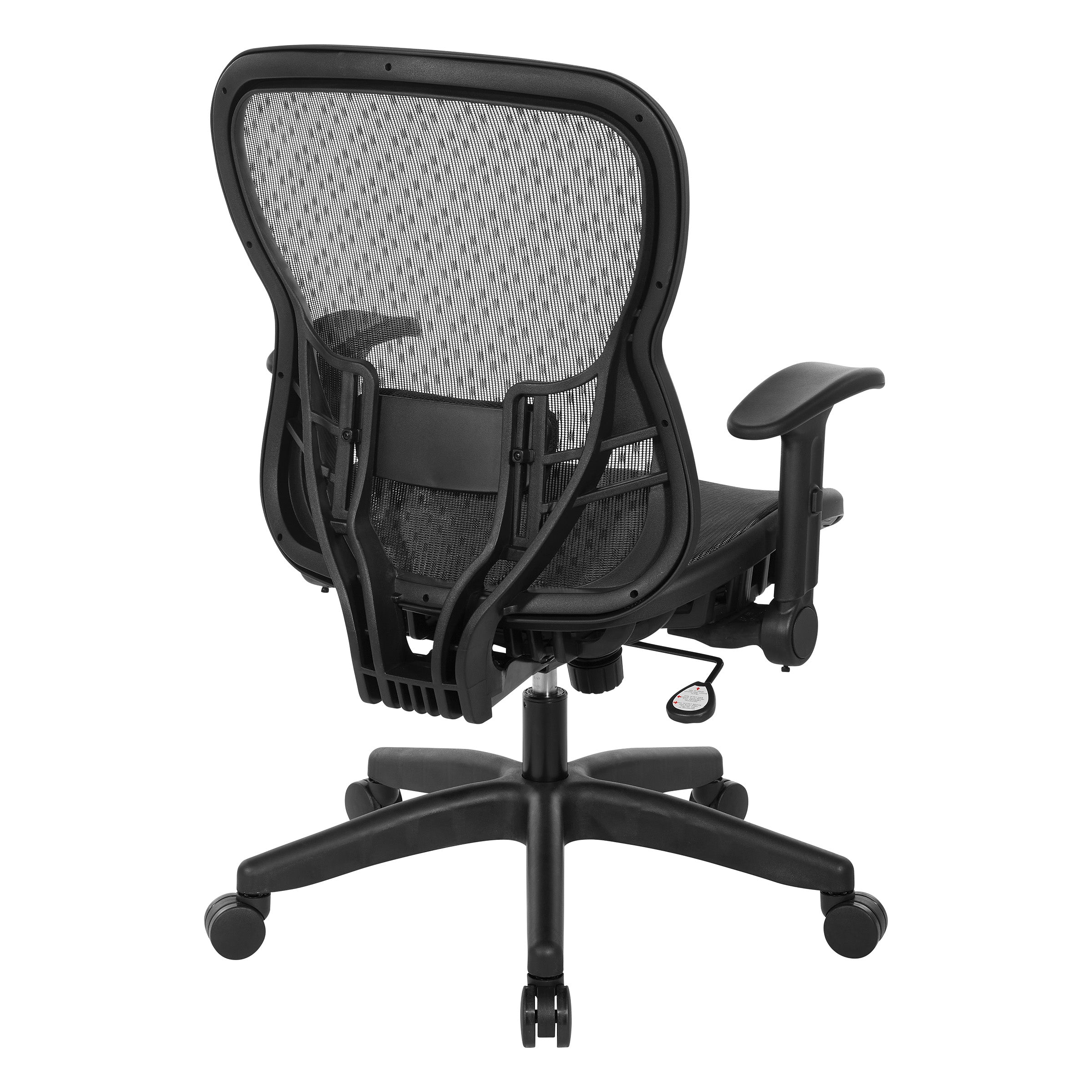Deluxe R2 SpaceGrid Back Chair - Black