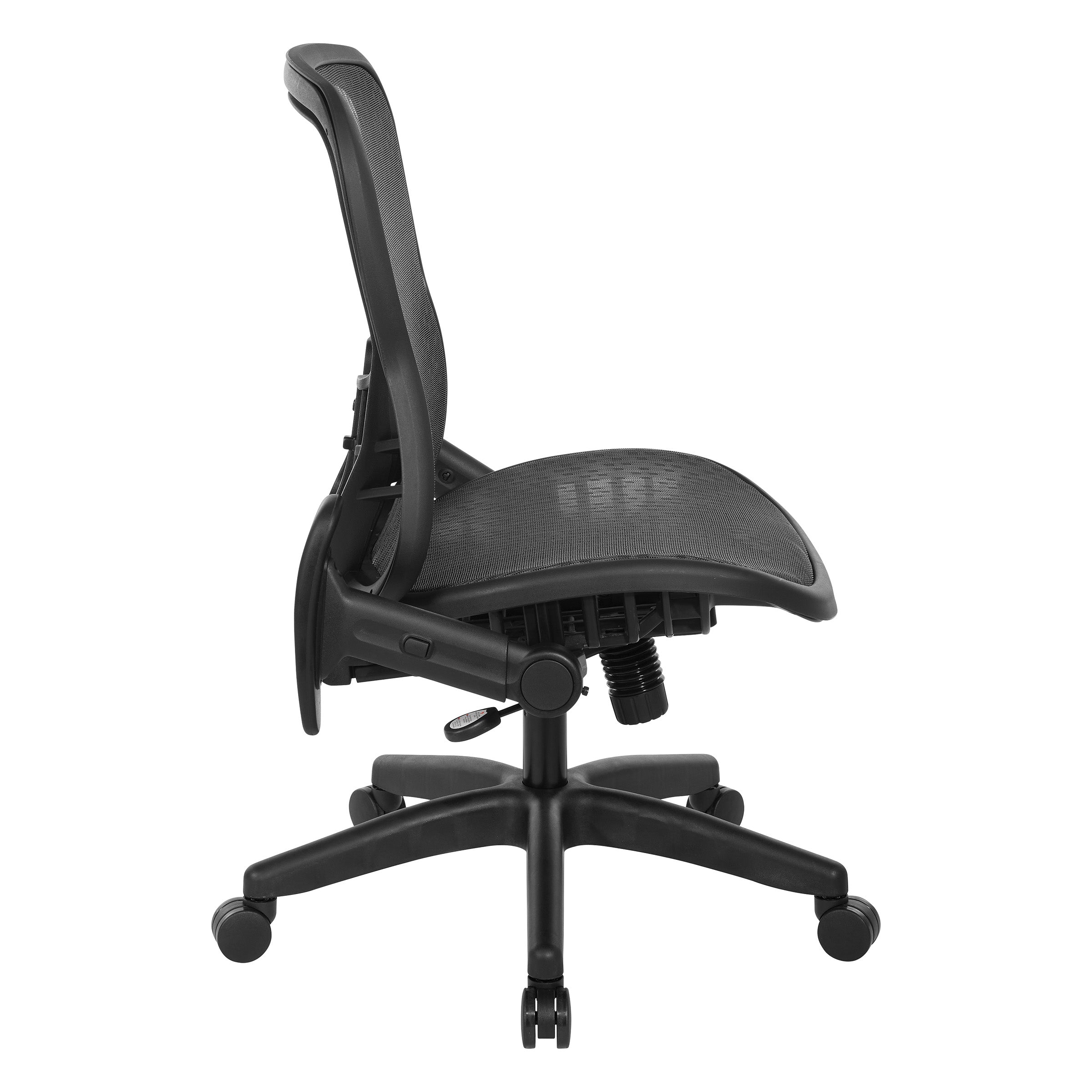Deluxe R2 SpaceGrid Back Chair - Black
