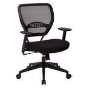 Professional Black AirGrid® Back Managers Chair - Black