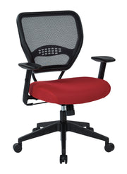 Professional Black AirGrid® Back Managers Chair - Red