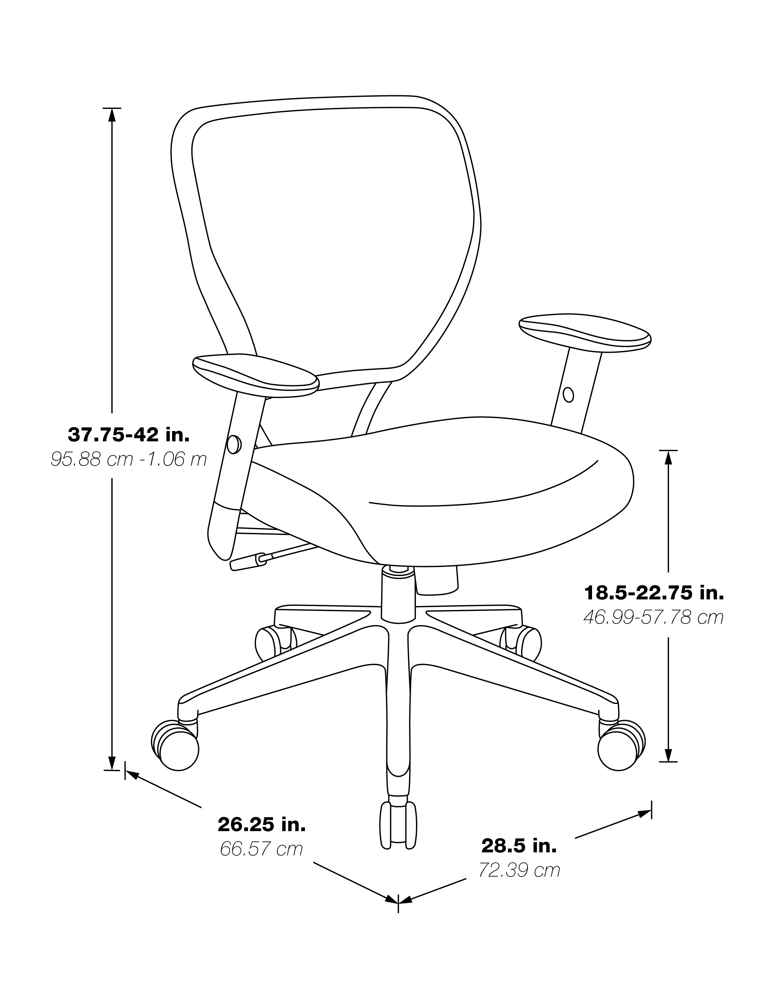 Silver Ion Technology Task Chair - Dillion Blue