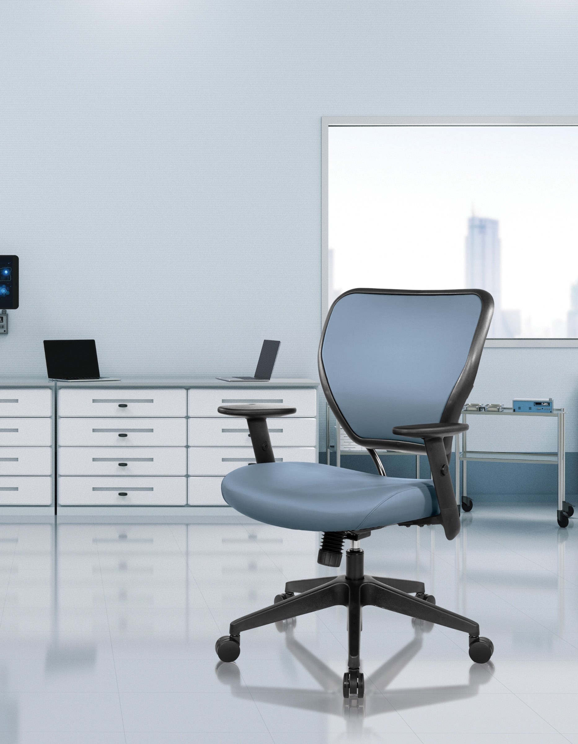 Silver Ion Technology Task Chair - Dillion Blue