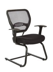 Professional AirGrid® Back Visitors Chair - Black