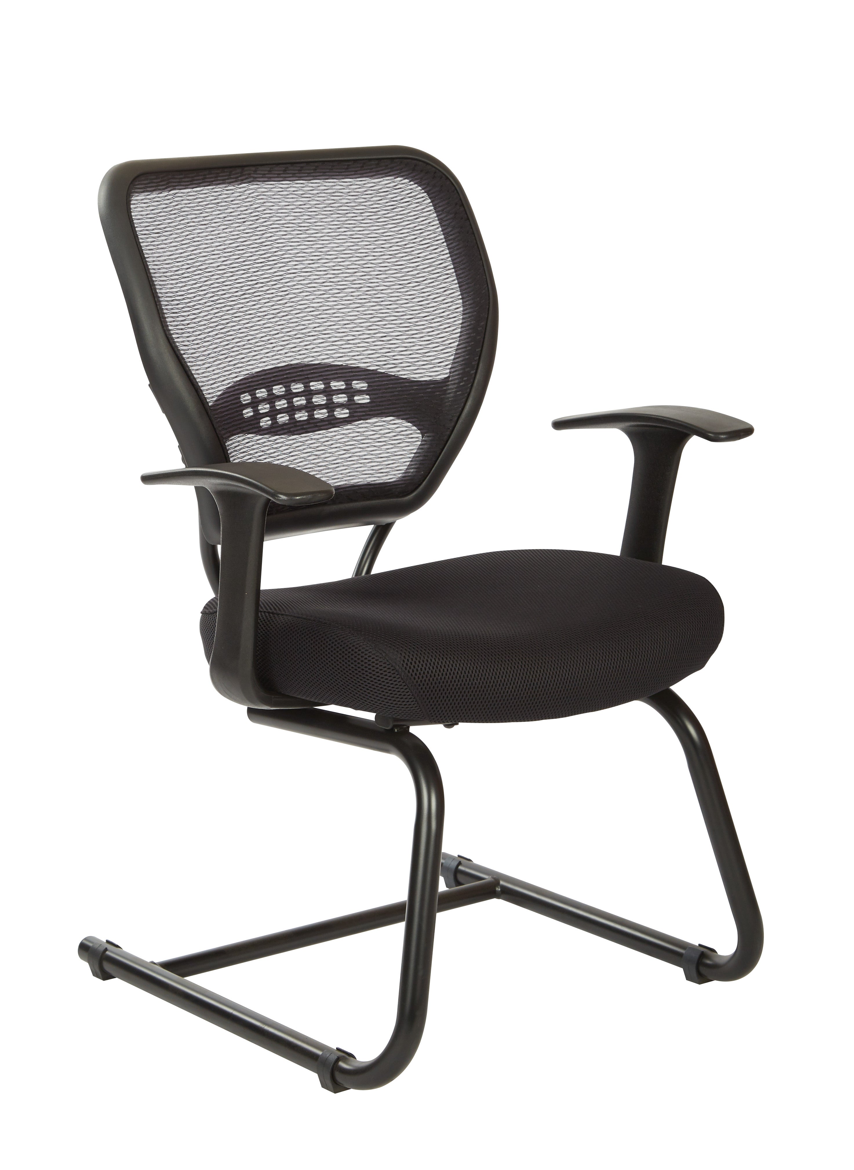 Professional AirGrid® Back Visitors Chair - Black