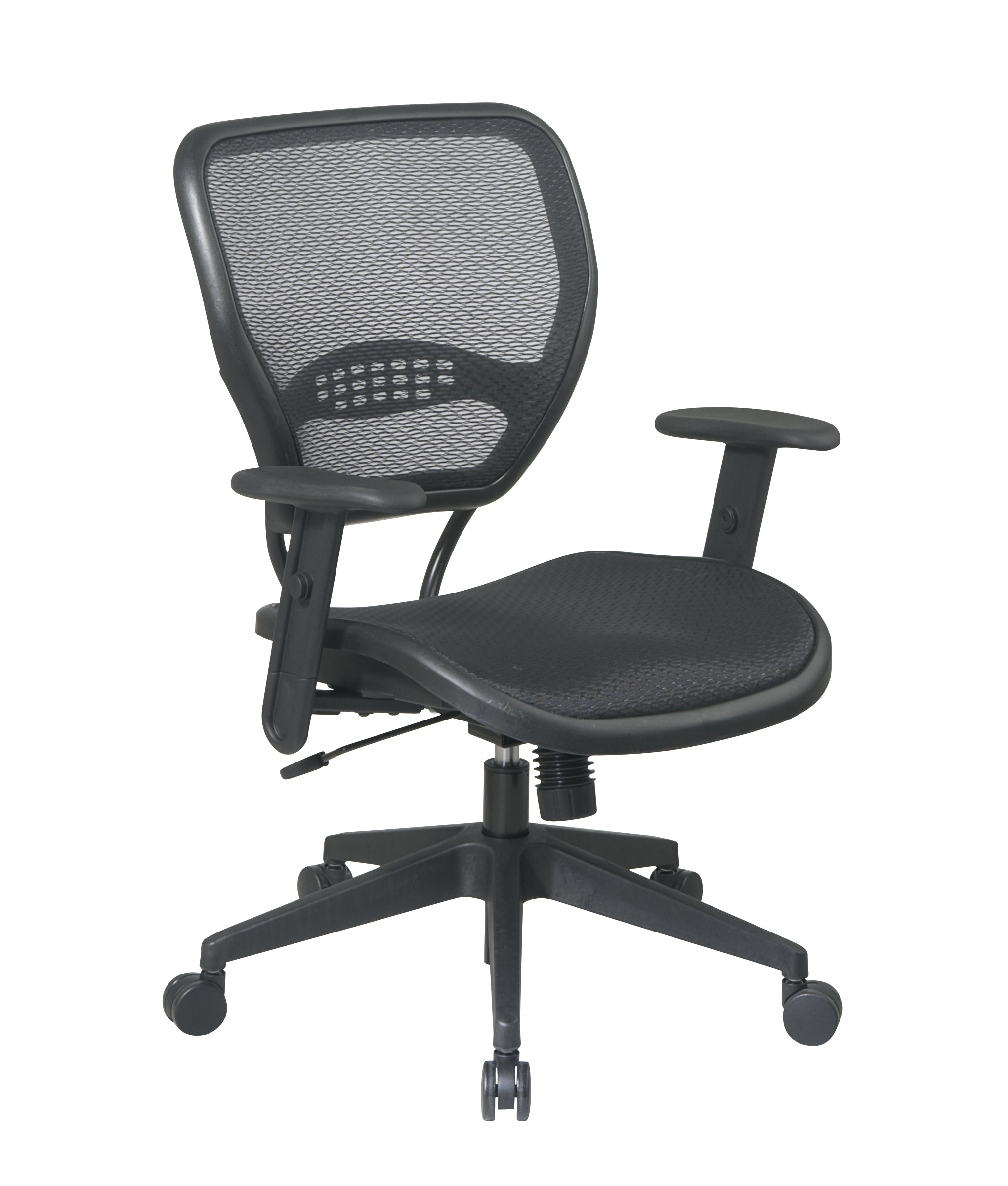 Black AirGrid® Seat and Back Deluxe Task Chair - Black
