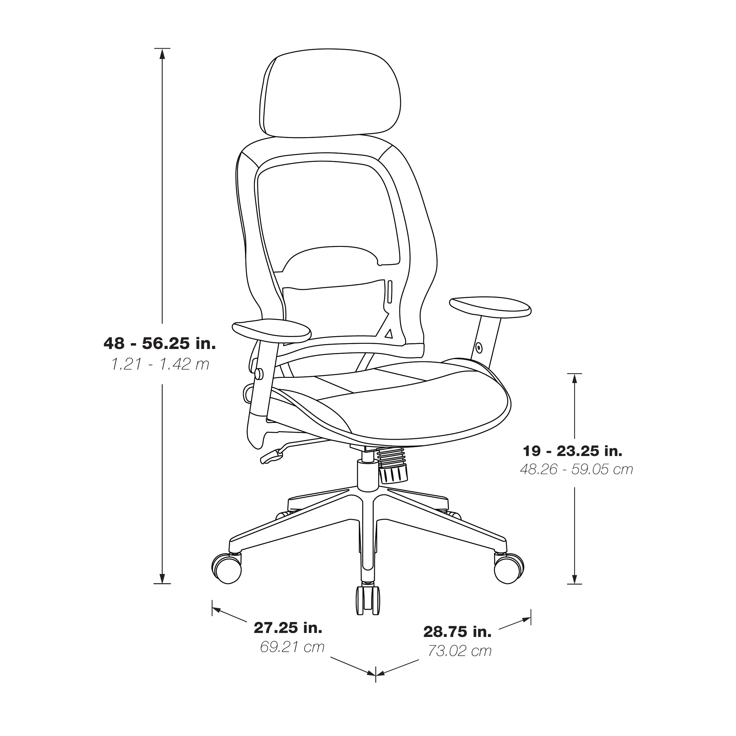 Professional Air Grid® Chair - Black