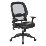Dark Air Grid® Back Managers Chair - Black