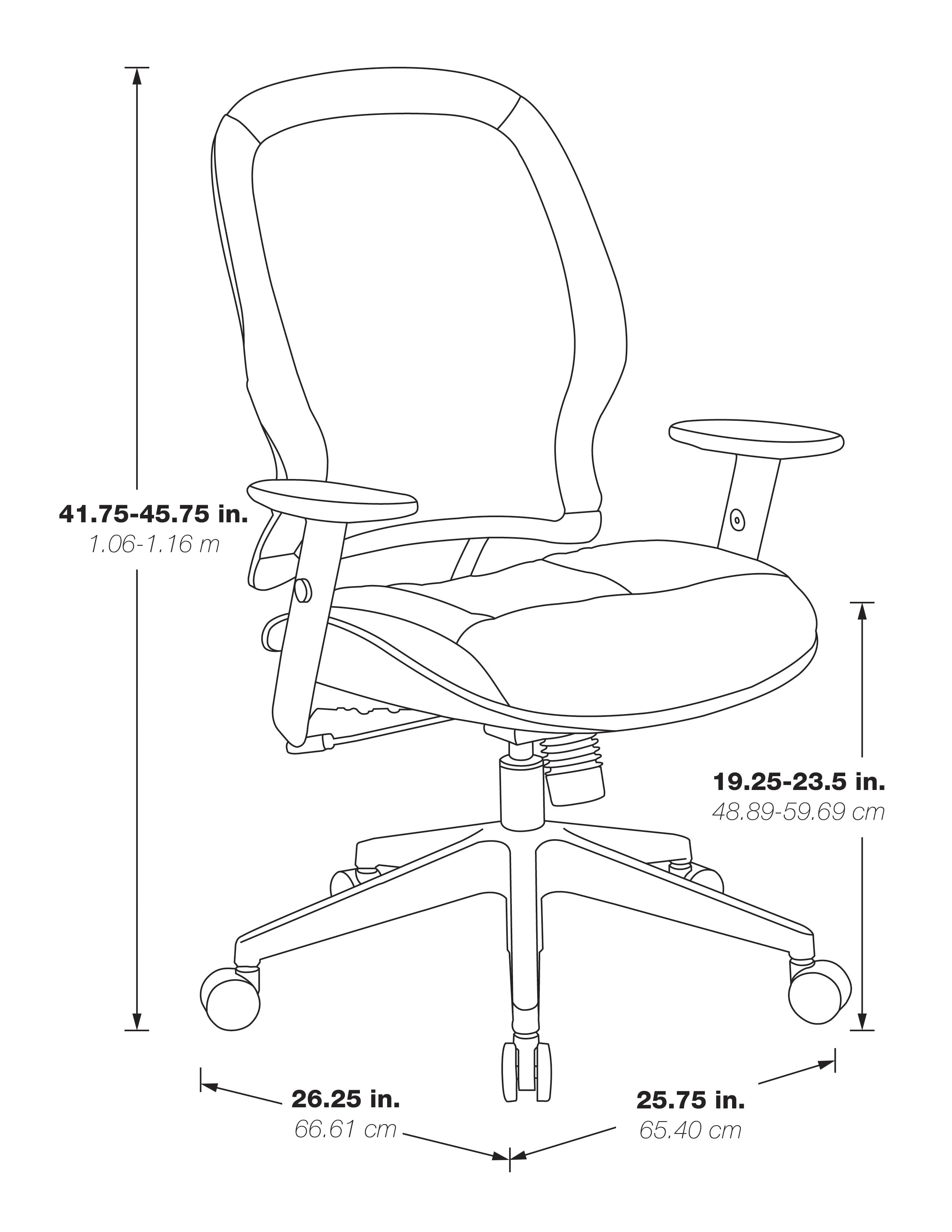 Dark Air Grid® Back Managers Chair - Black