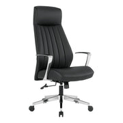 High Bk Silver Ion Technology Fabric Chair - Dillon Black