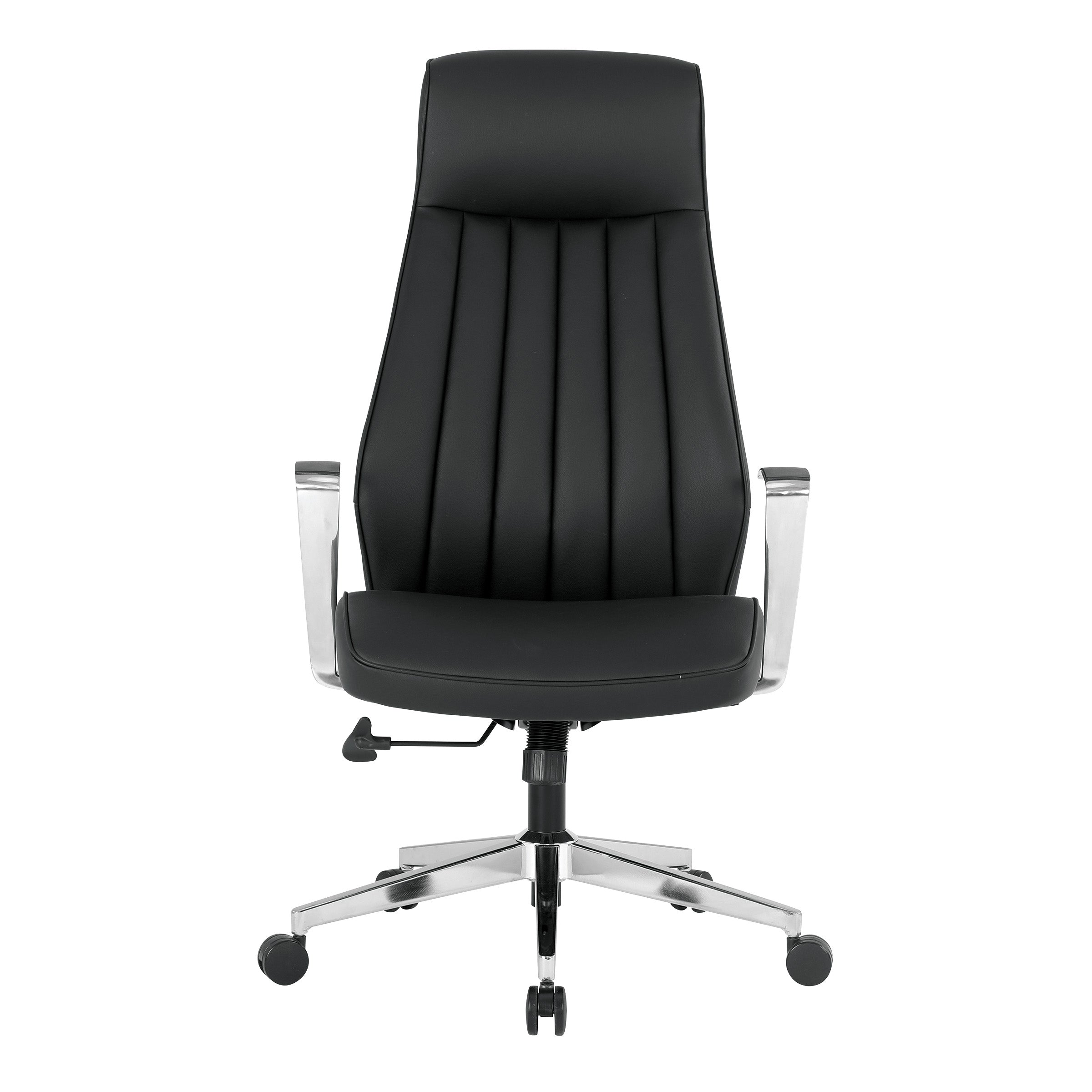 High Bk Silver Ion Technology Fabric Chair - Dillon Black