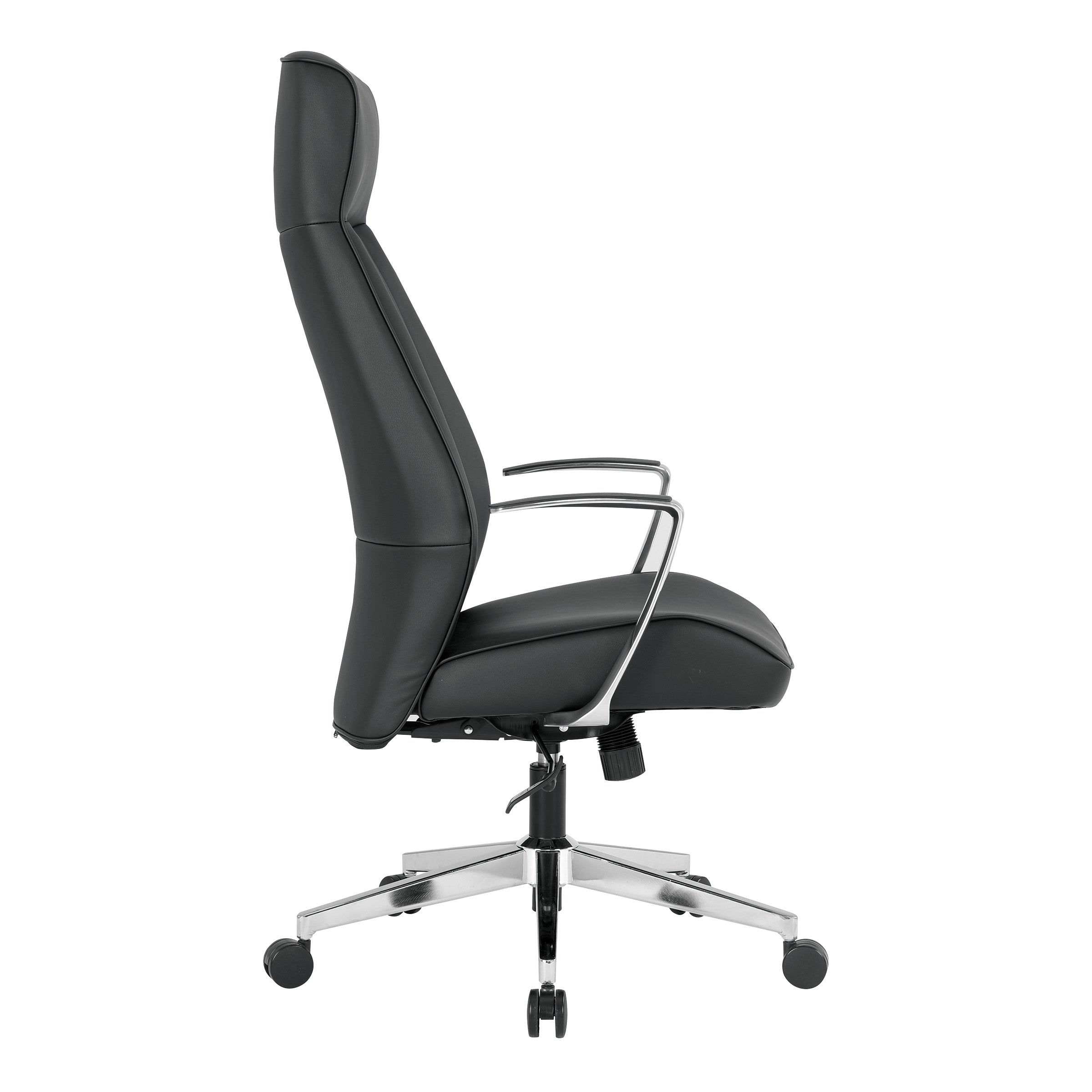 High Bk Silver Ion Technology Fabric Chair - Dillon Black
