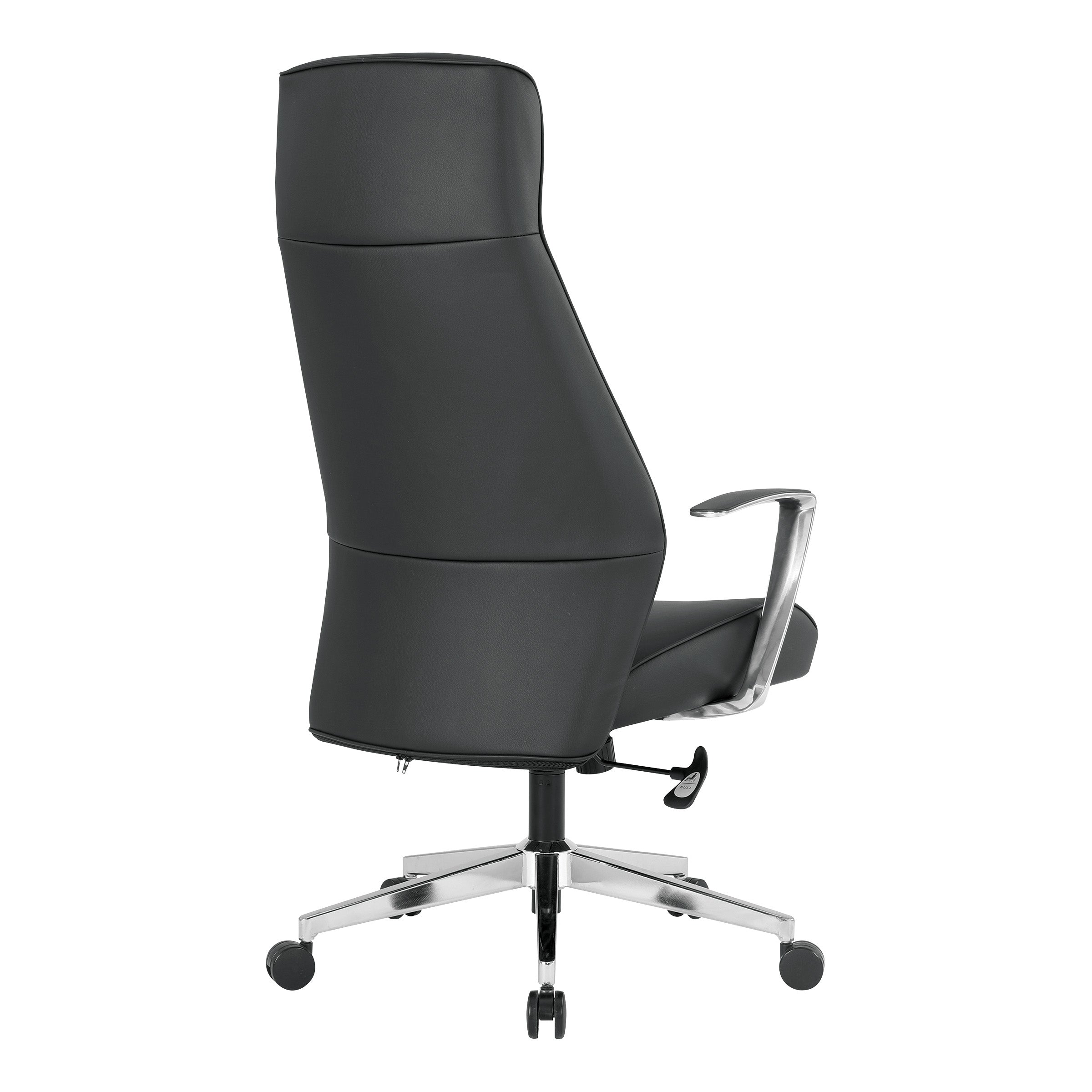 High Bk Silver Ion Technology Fabric Chair - Dillon Black