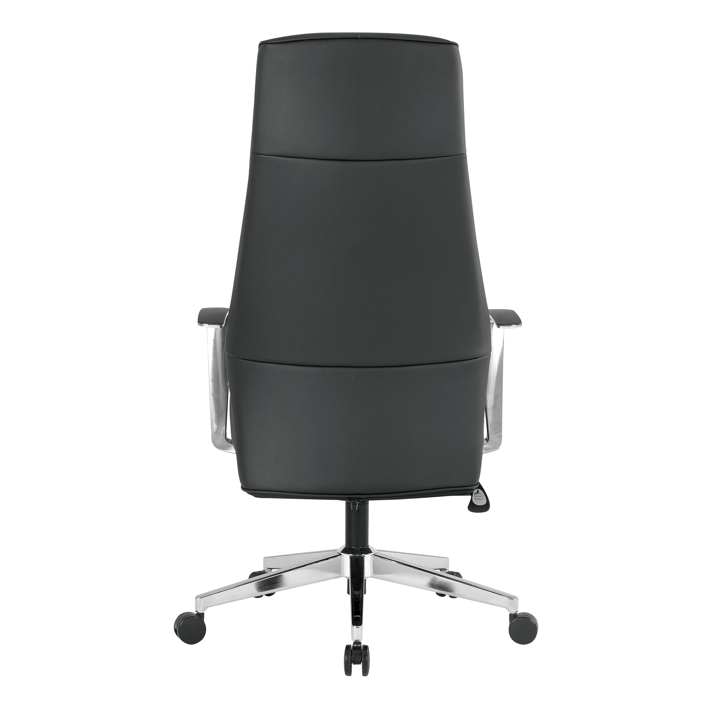 High Bk Silver Ion Technology Fabric Chair - Dillon Black