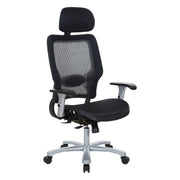 Air Grid Seat/Back Big & Tall Chair - Black