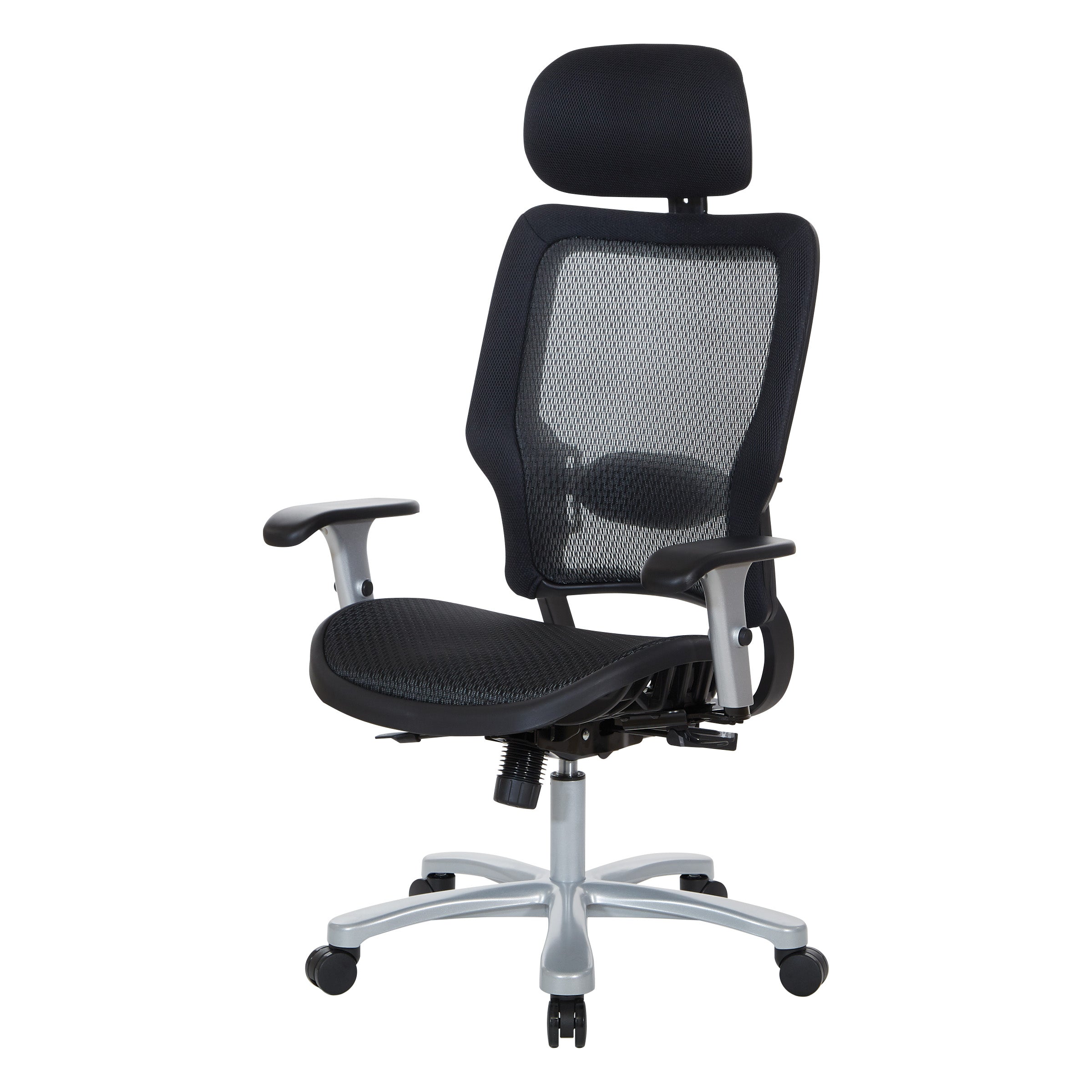 Air Grid Seat/Back Big & Tall Chair - Black