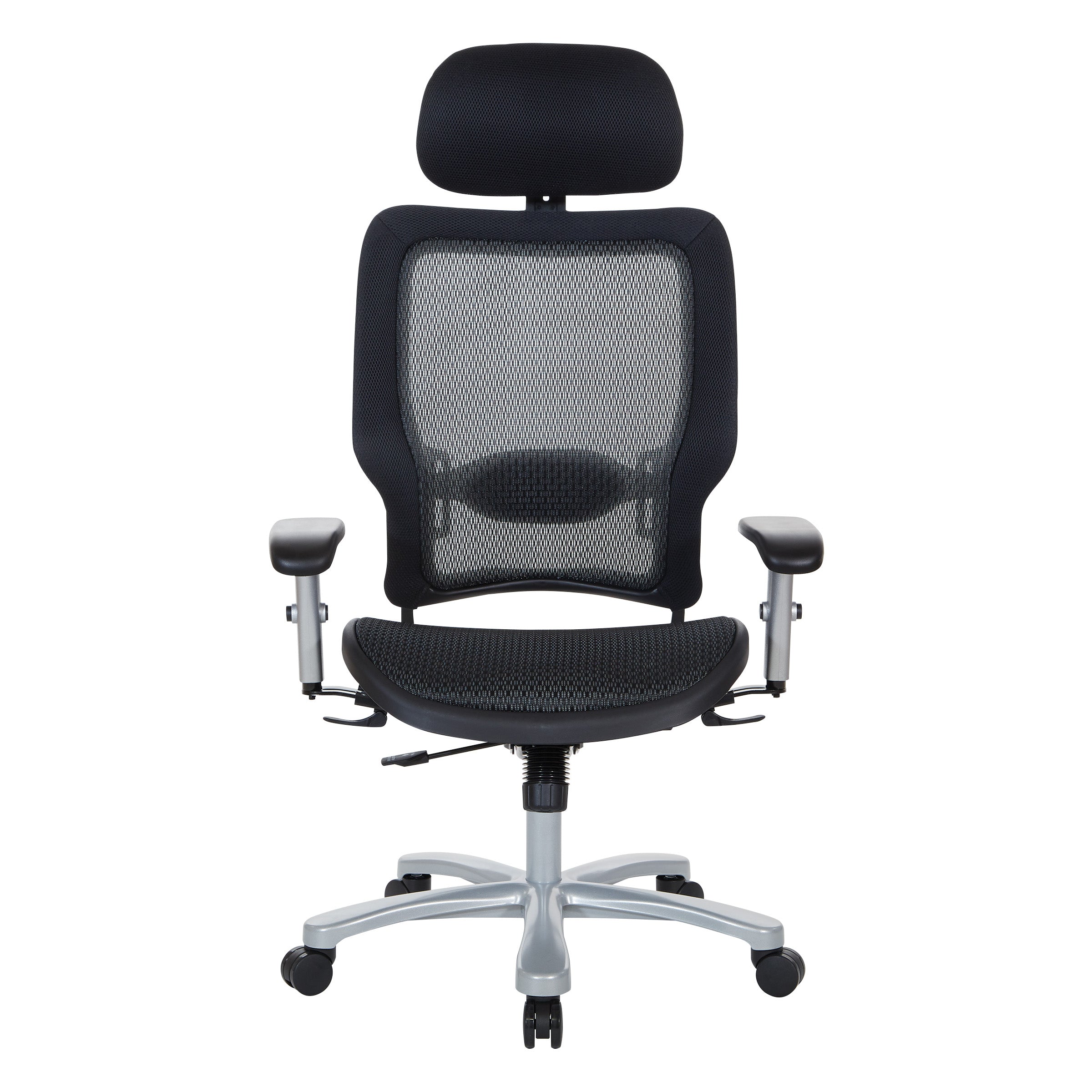 Air Grid Seat/Back Big & Tall Chair - Black