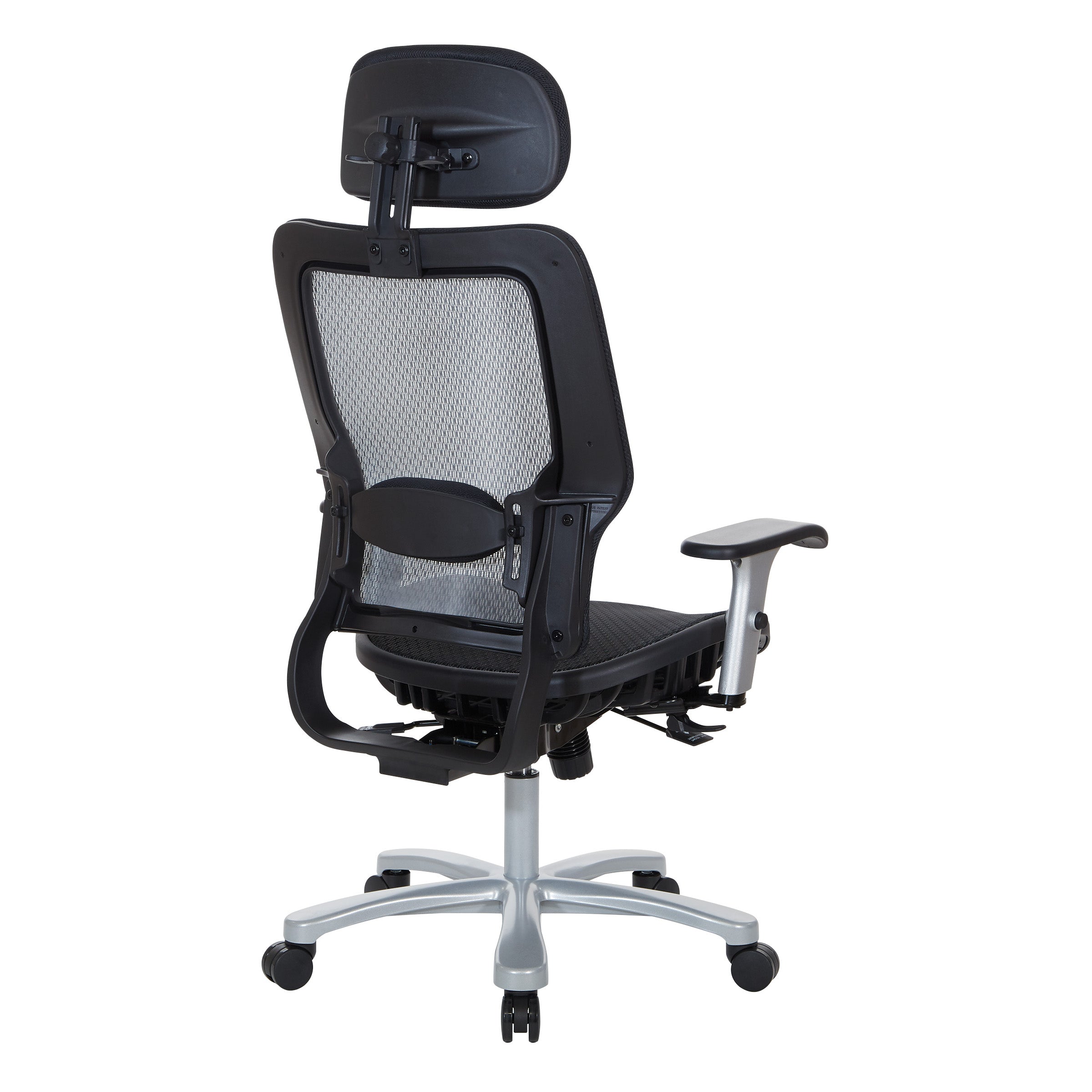 Air Grid Seat/Back Big & Tall Chair - Black