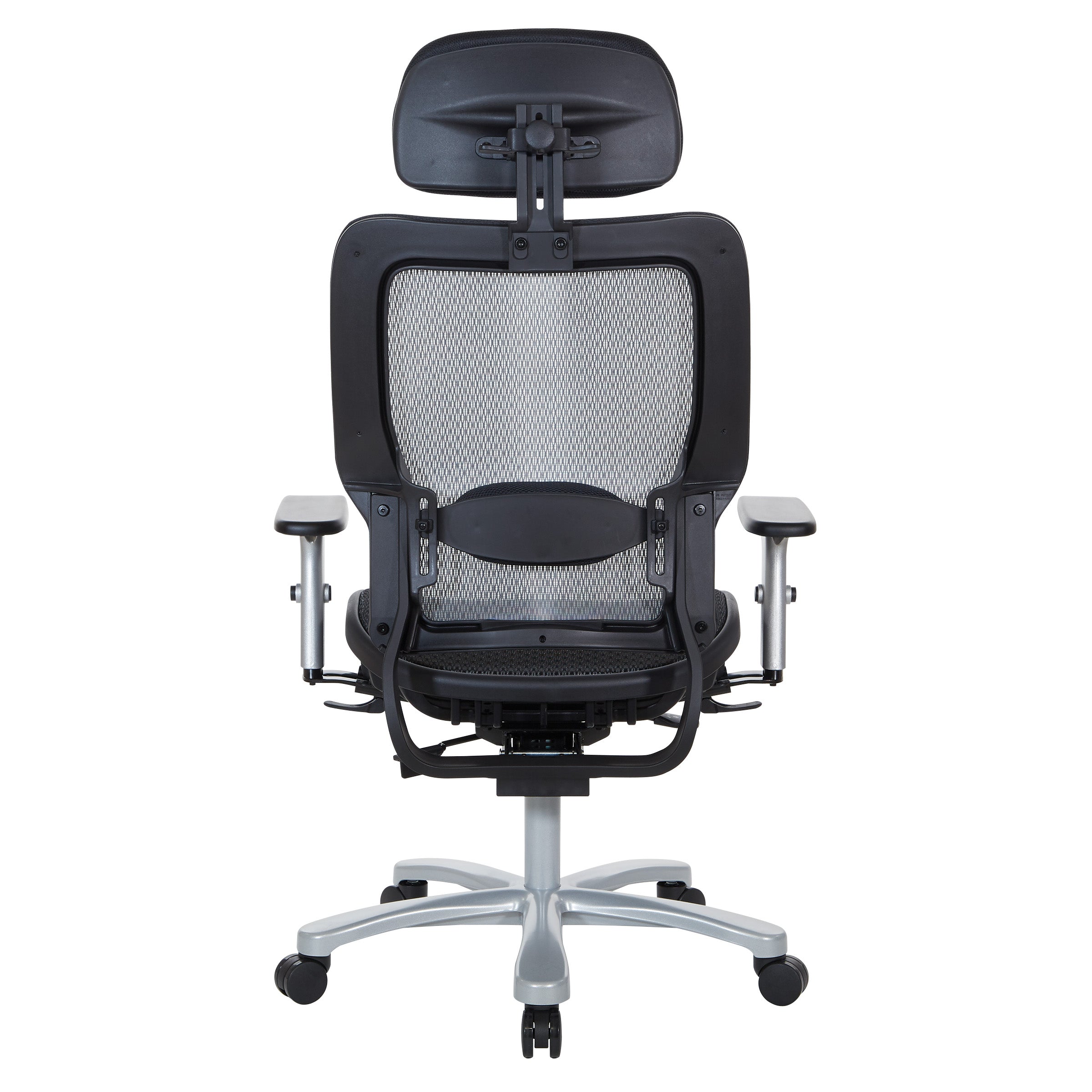 Air Grid Seat/Back Big & Tall Chair - Black