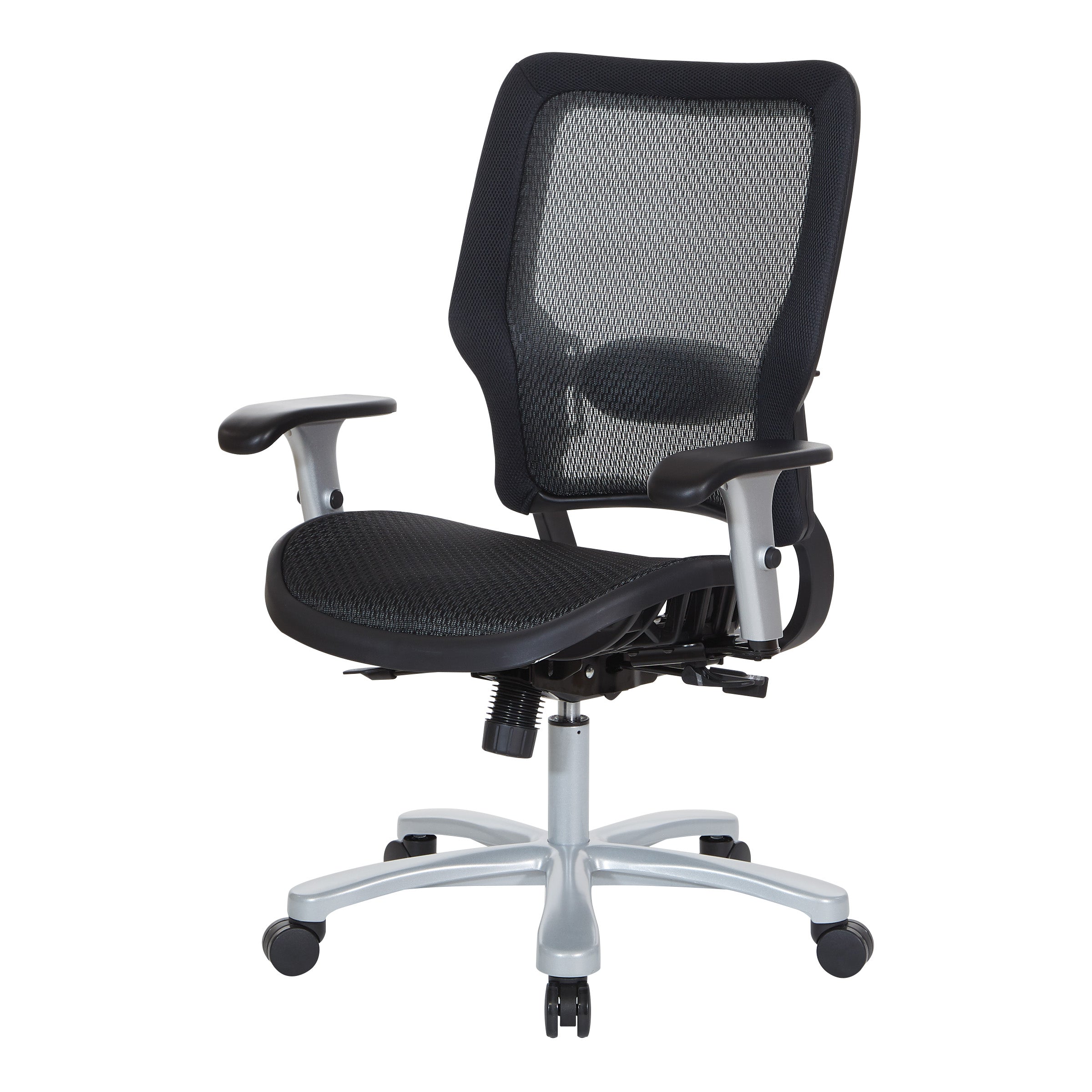 Air Grid Seat/Back Big & Tall Chair - Black