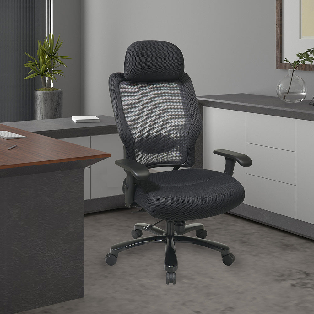 Big and Tall Professional Chair - Black