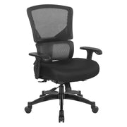 Big & Tall Vertical Matrix Back - Black