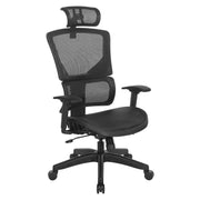 Vertical Matrix Seat & Back Manager's Chair - Black