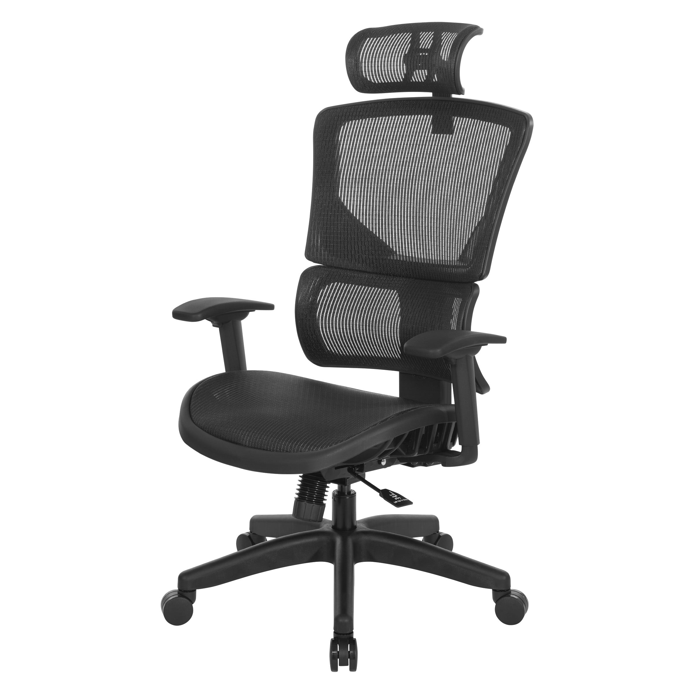 Vertical Matrix Seat & Back Manager's Chair - Black