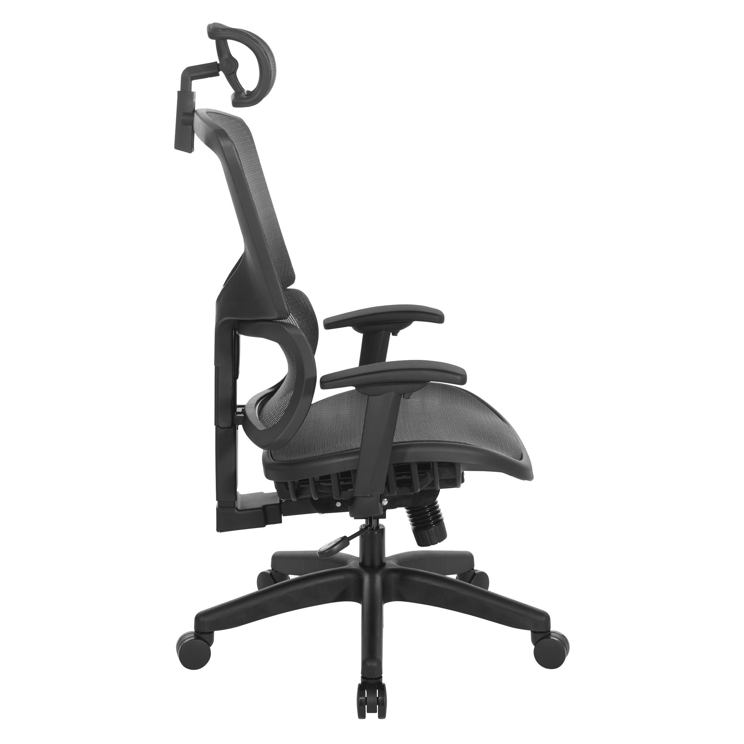 Vertical Matrix Seat & Back Manager's Chair - Black