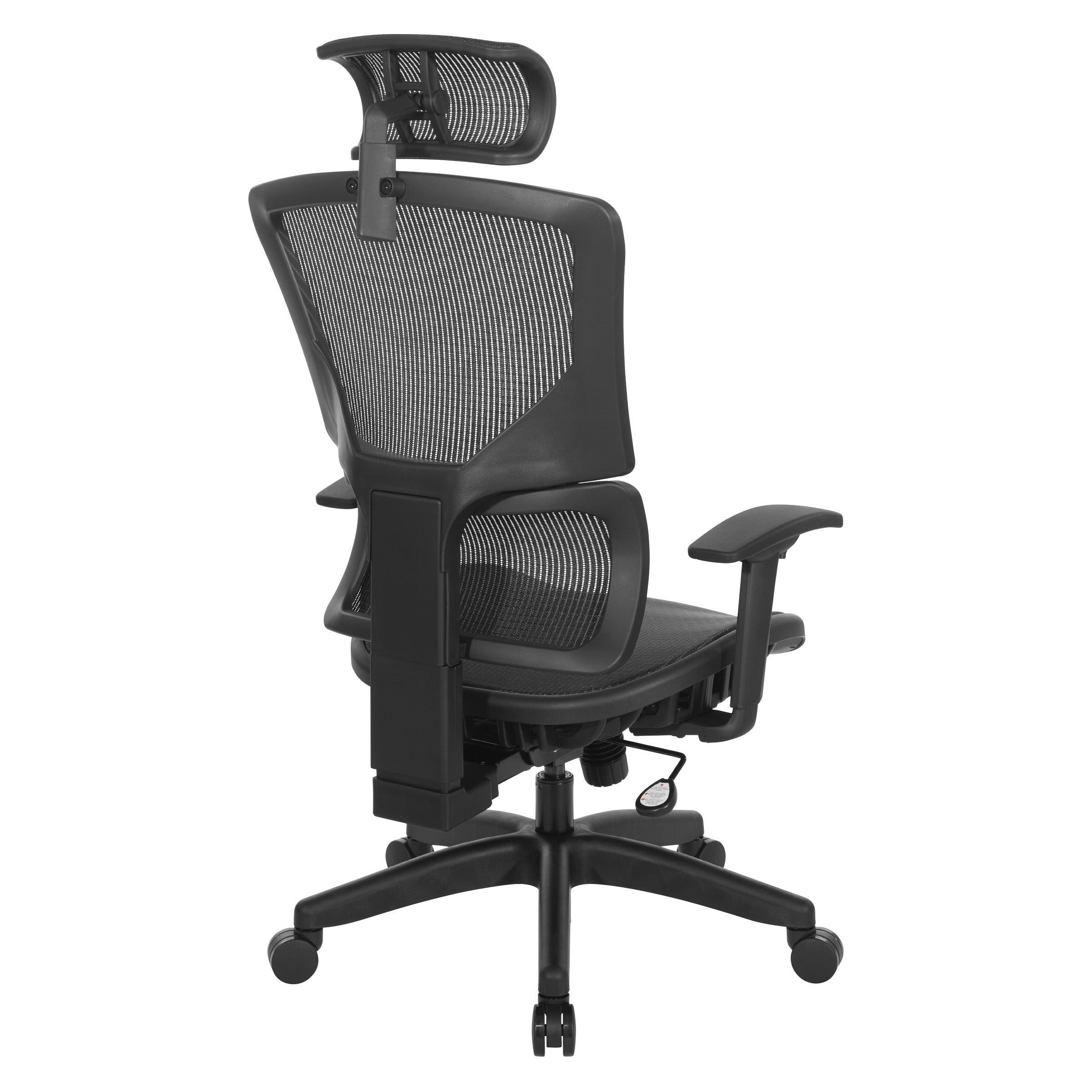 Vertical Matrix Seat & Back Manager's Chair - Black